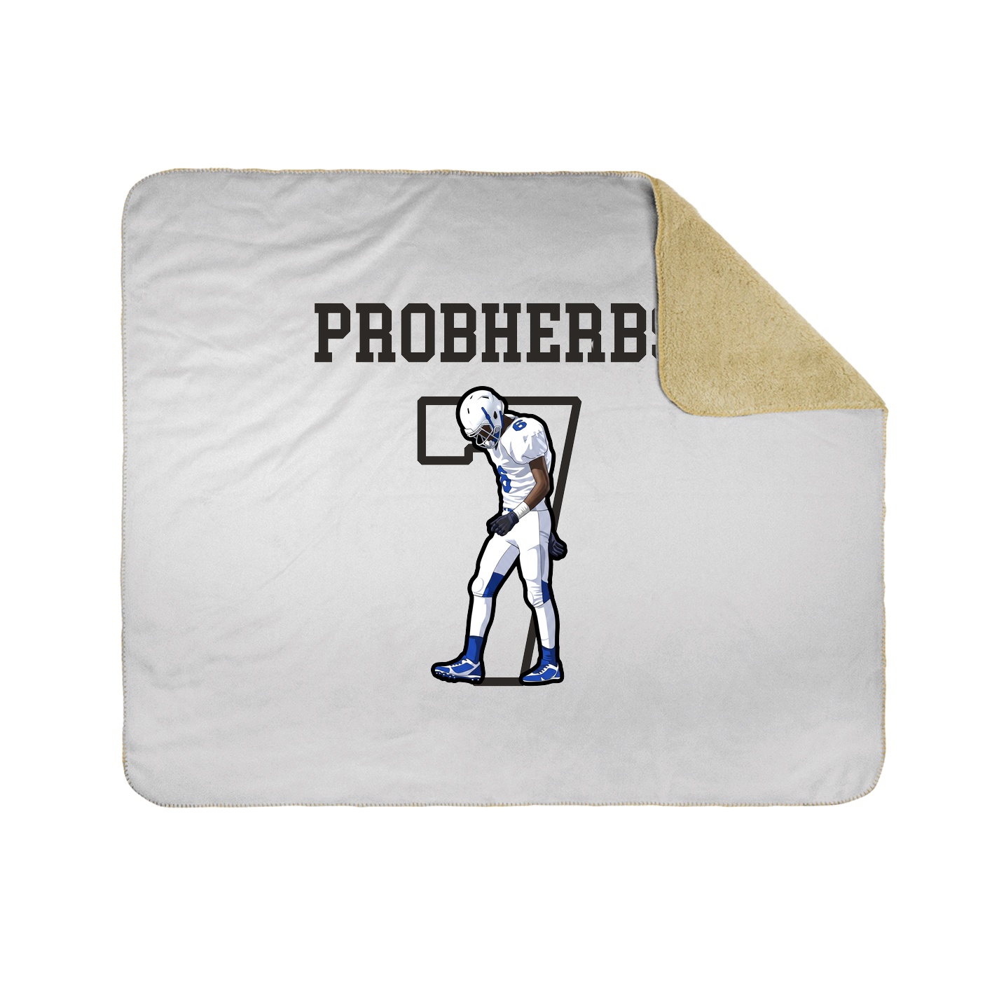 Throw Blanket — Shirsey in White