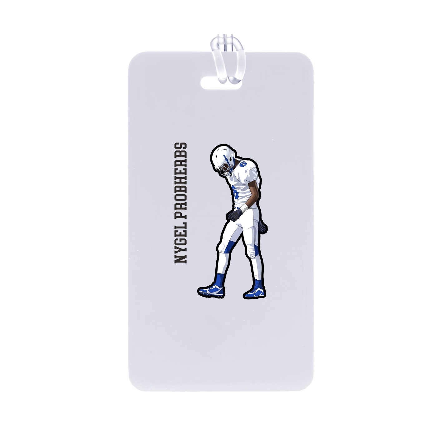 Bag Tag — Name Vertical in Classic