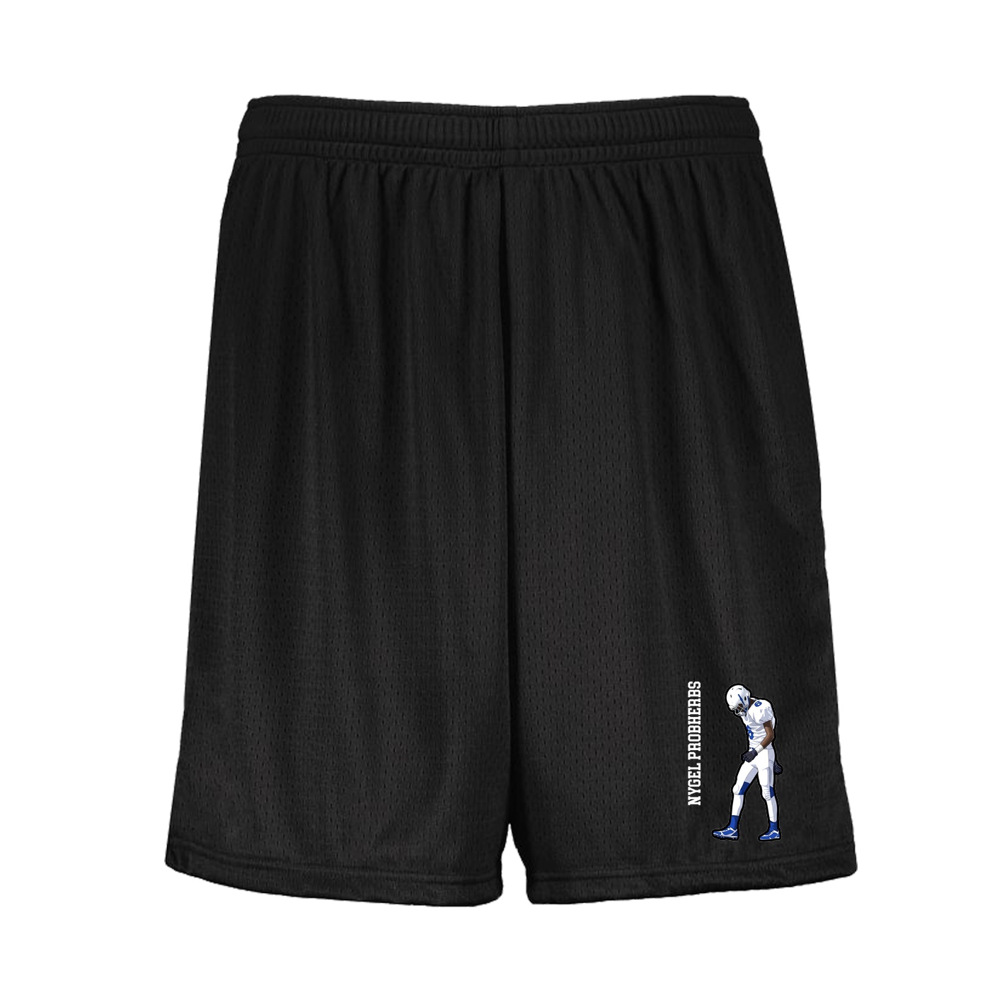 Shorts — Name Vertical in Black
