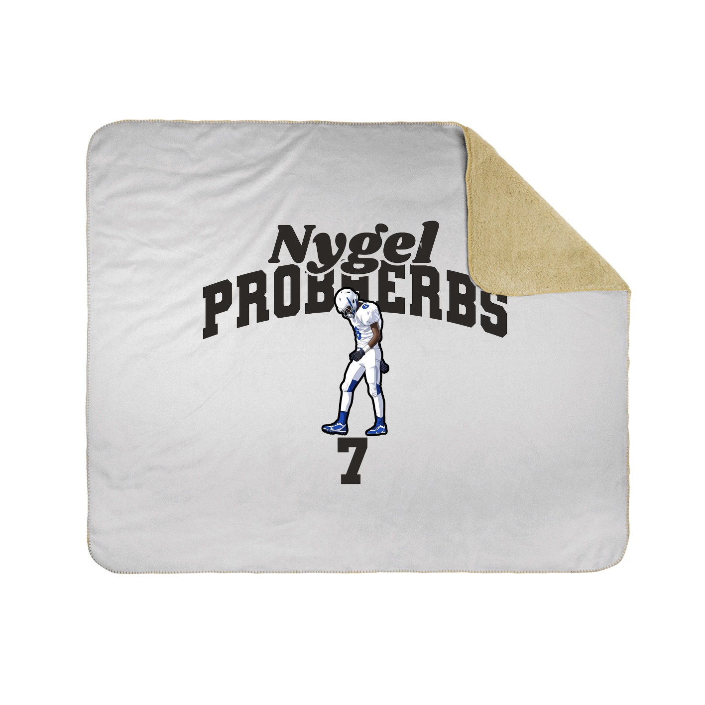 Throw Blanket — Signature Arch in White