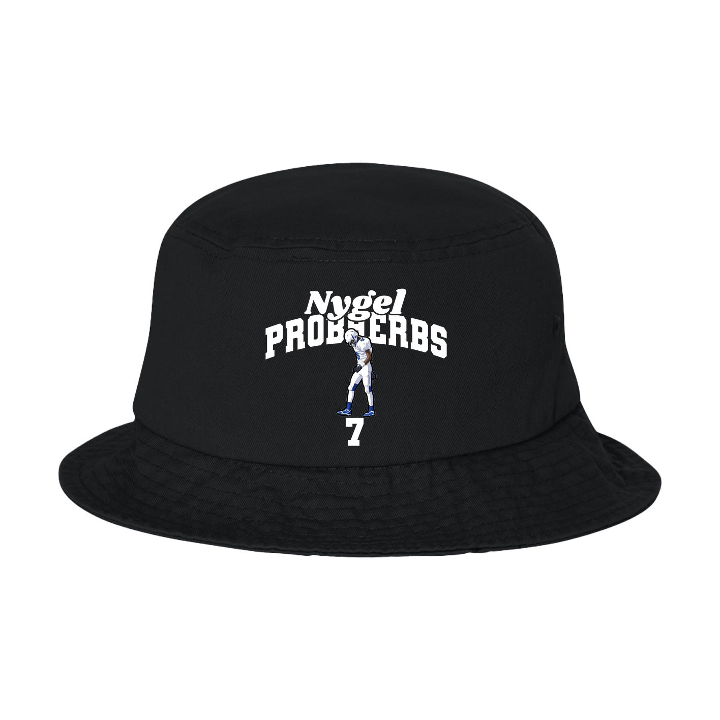 Bucket Cap — Signature Arch in Black