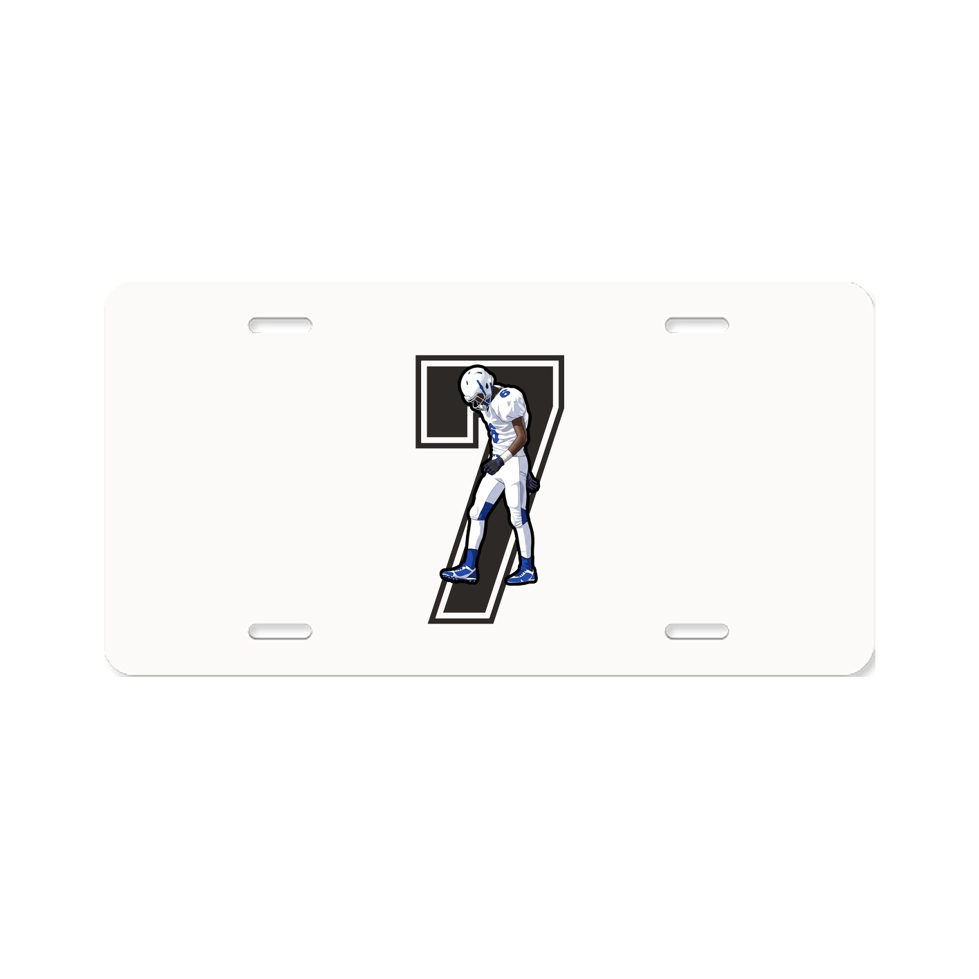 License Plate — Number in Classic