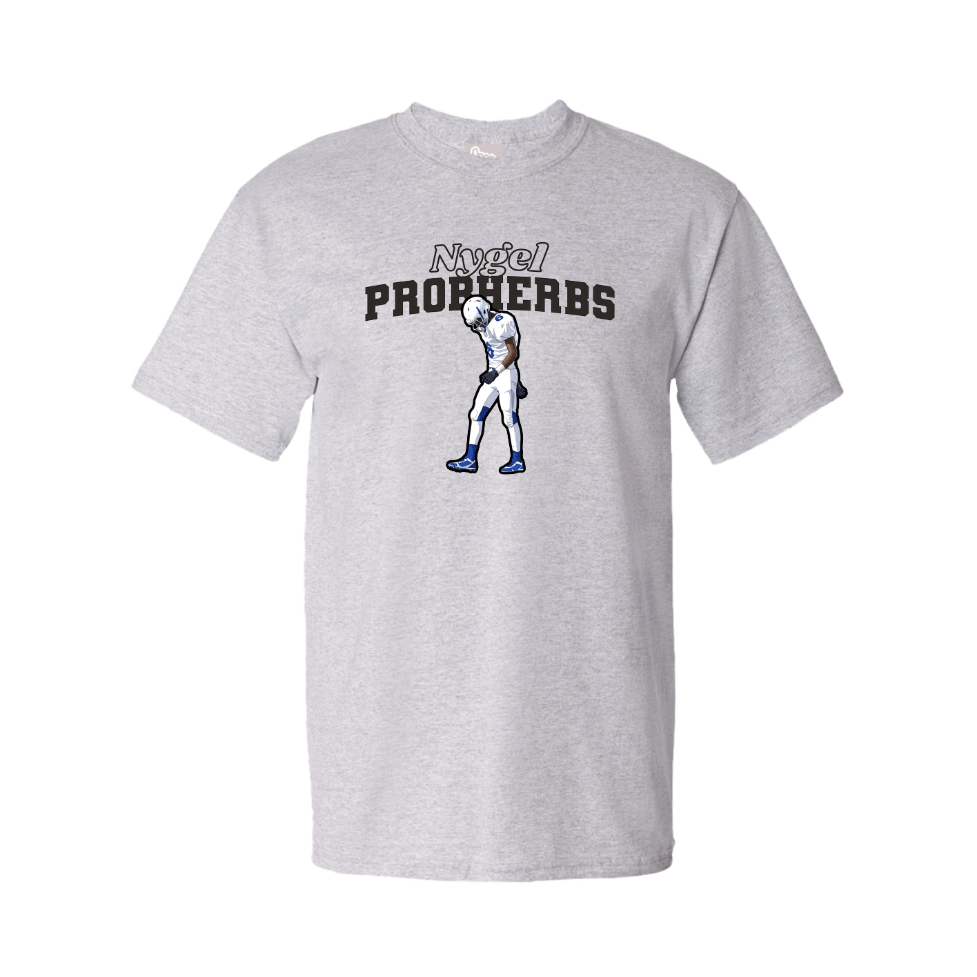 Youth Tee — Name Arch in Grey