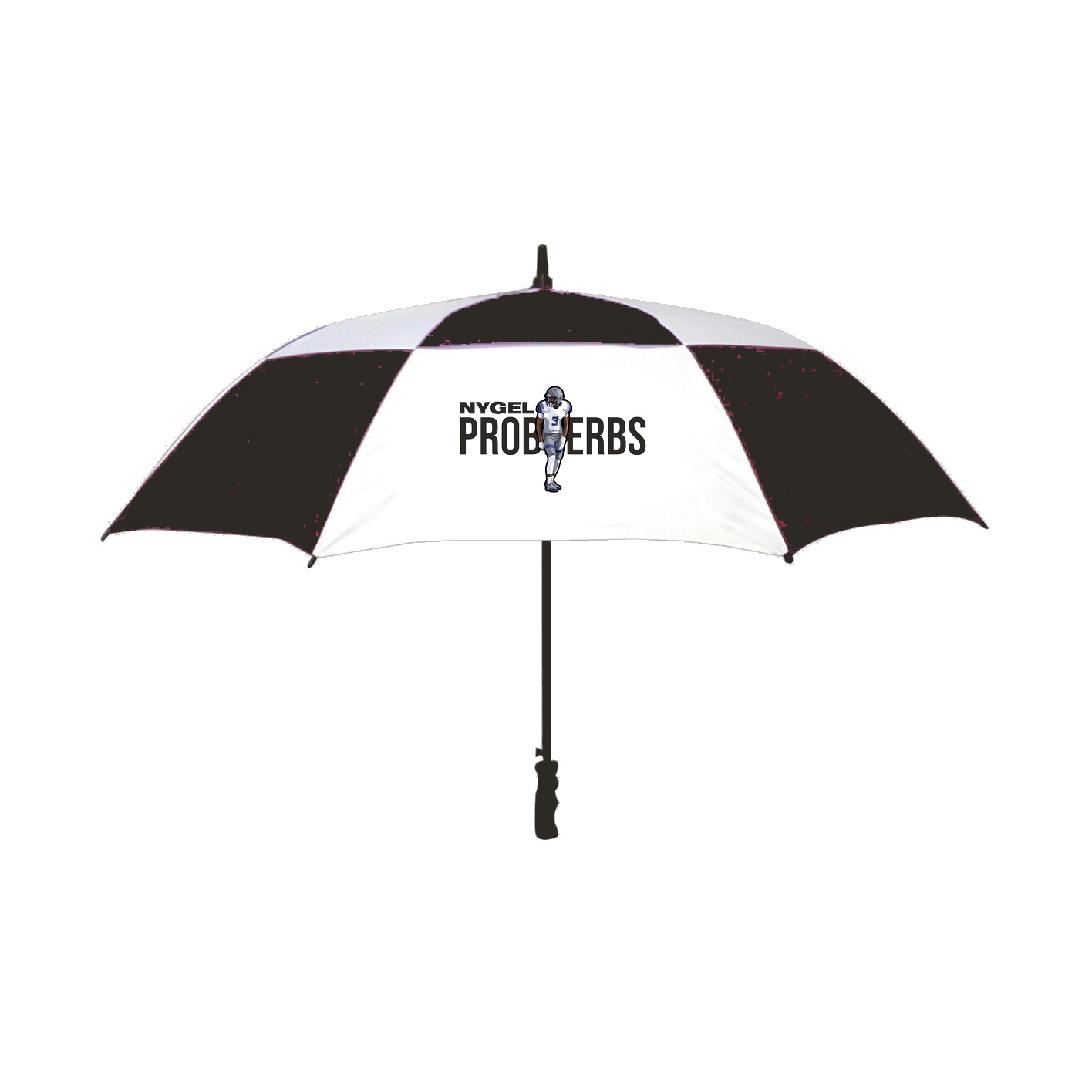 Golf Umbrella — Player Name in Black