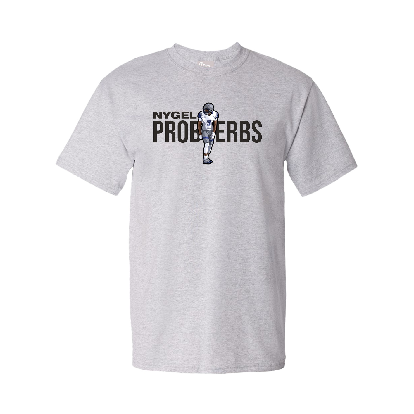 Youth Tee — Player Name in Grey