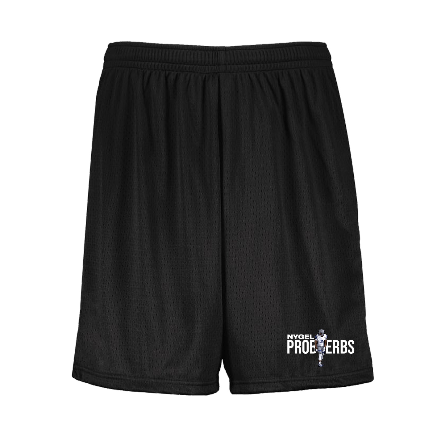 Shorts — Player Name in Black