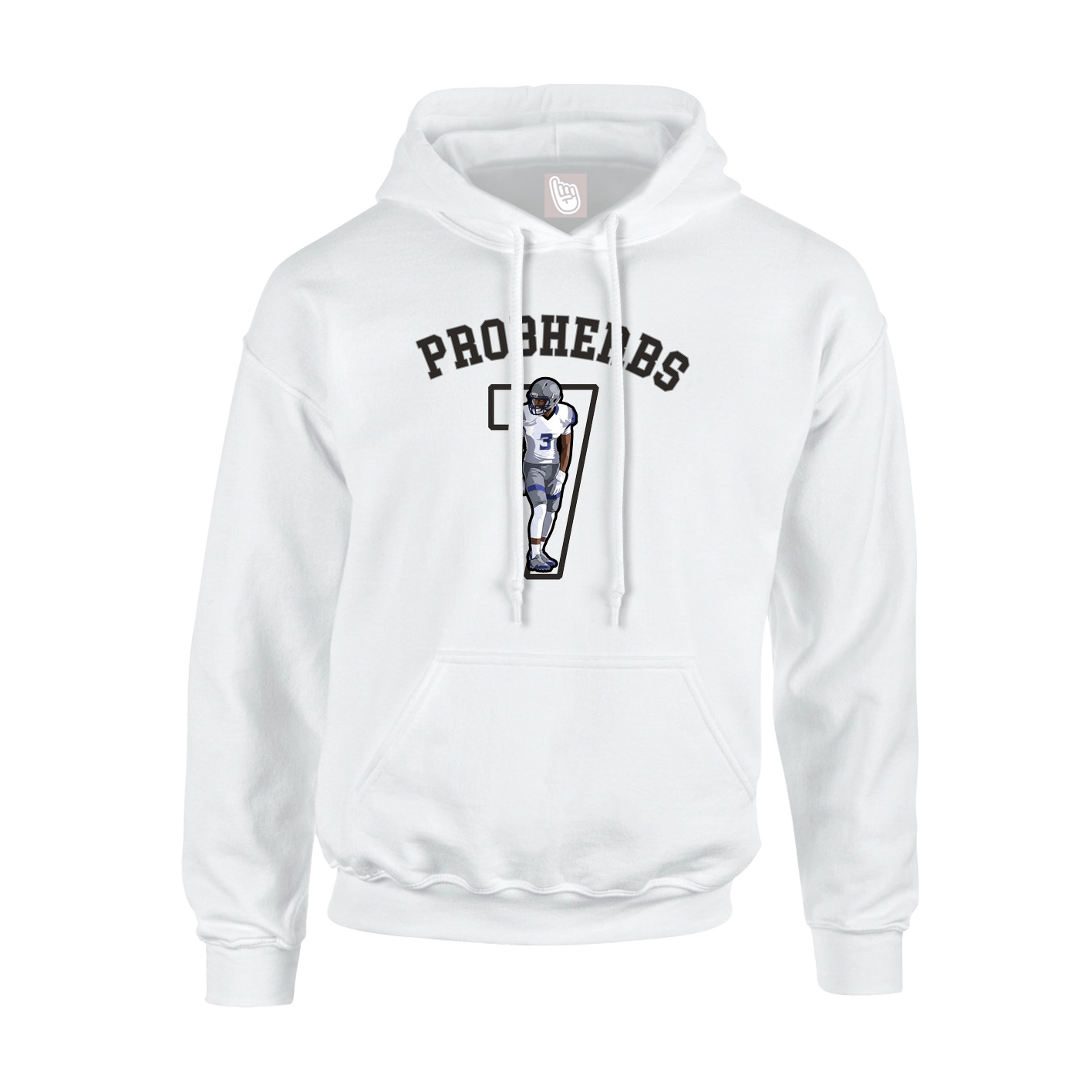 Youth Hoodie — Shirsey Arch in White