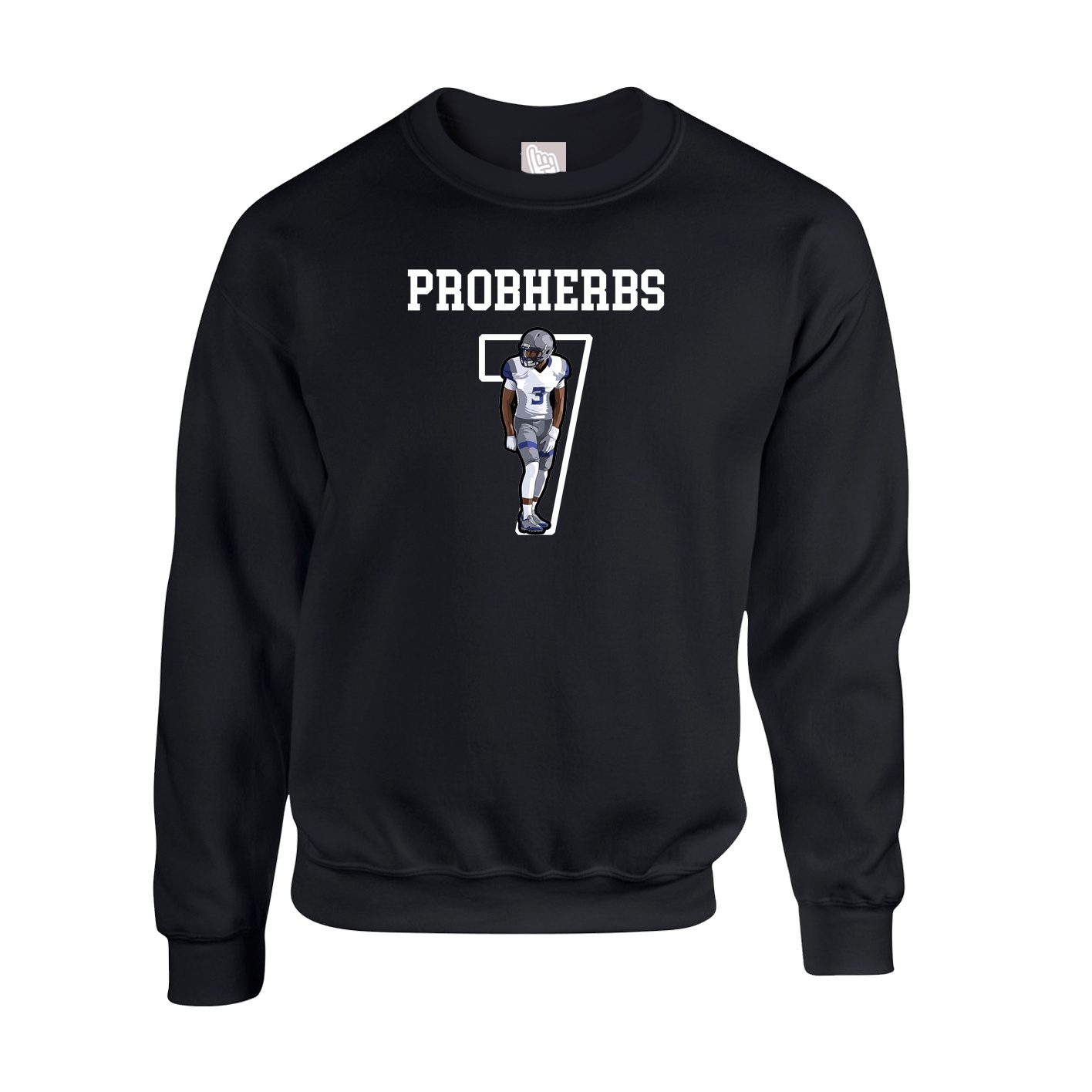 Fleece Crew — Shirsey in Black
