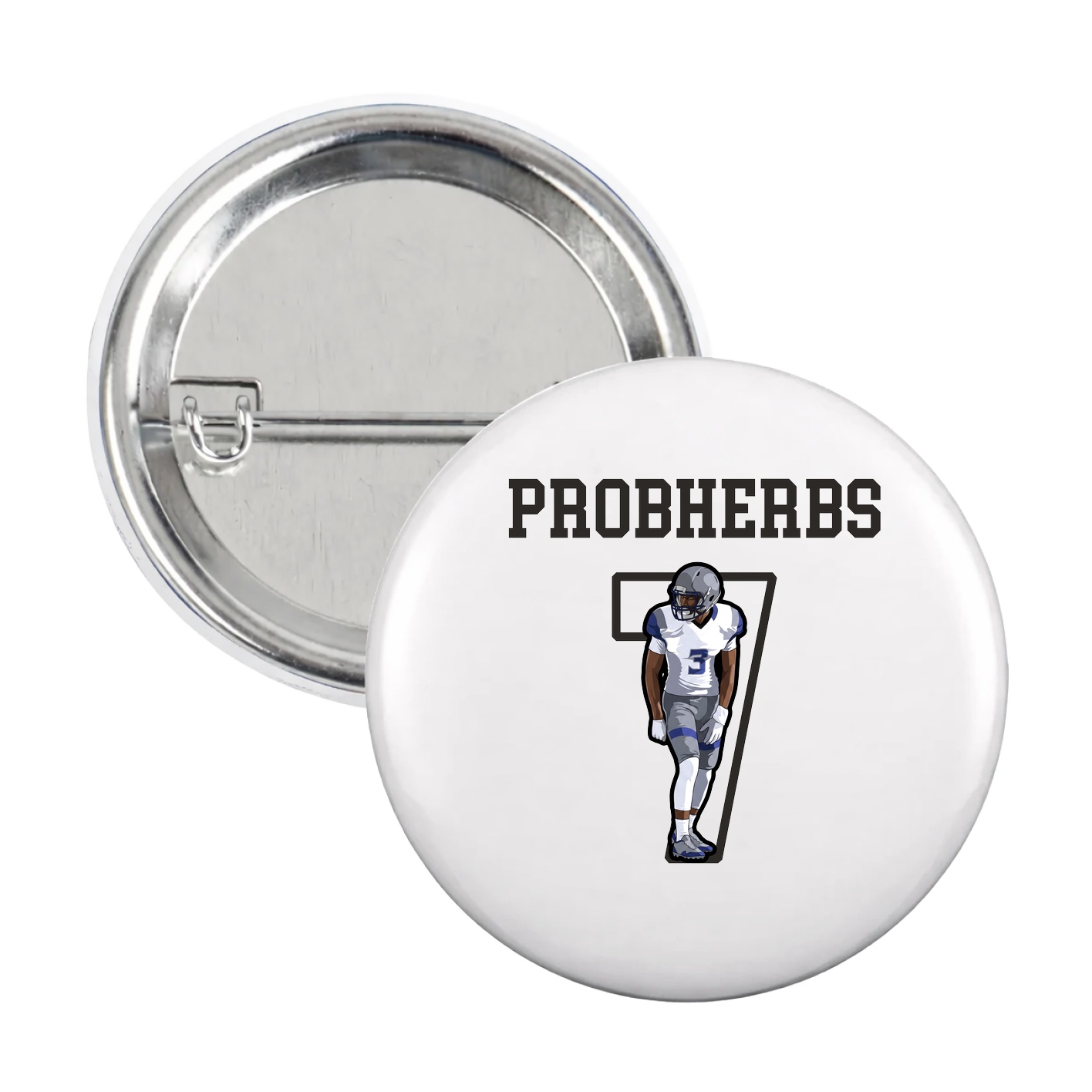 Game Day Button — Shirsey in White