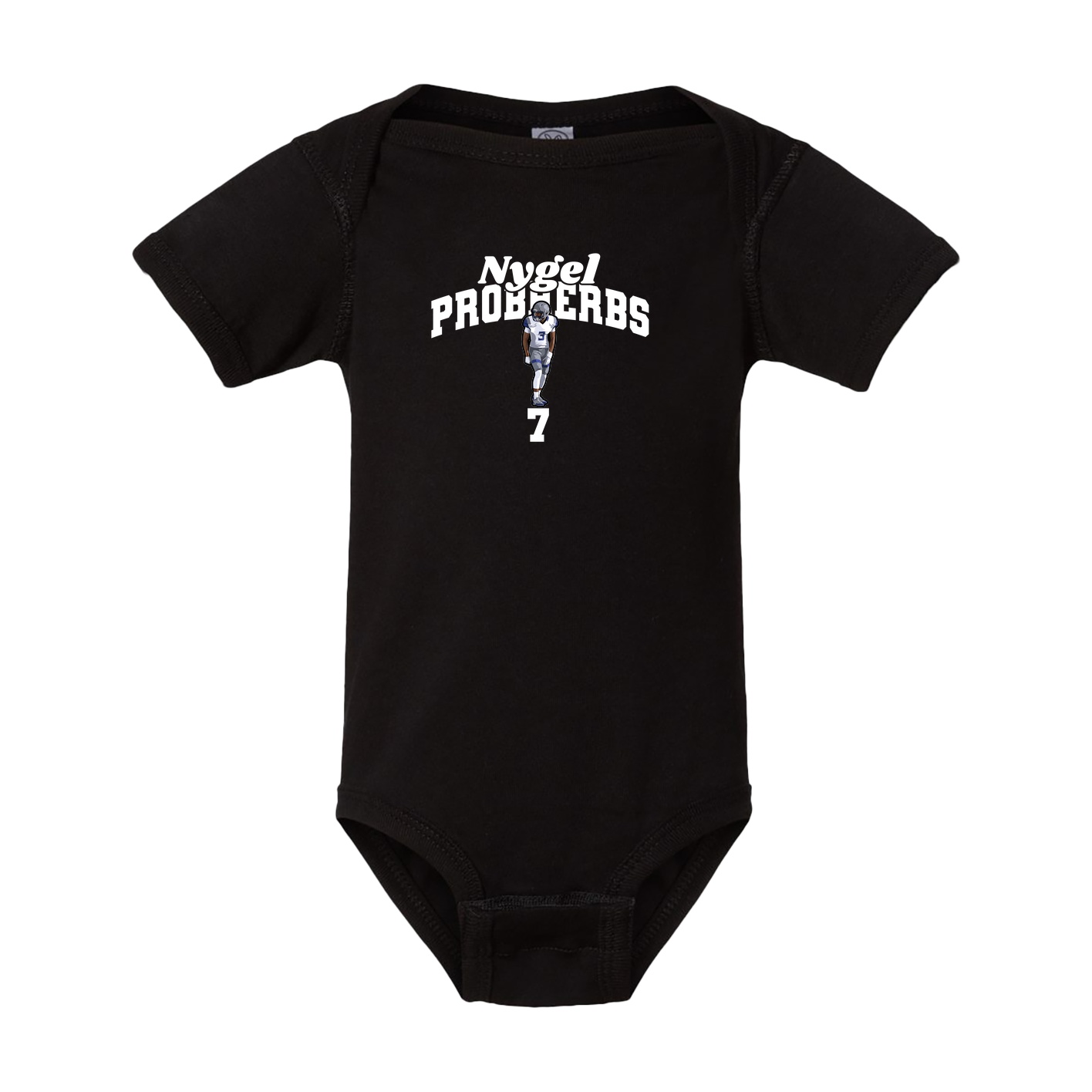 Baby Onesie — Signature Arch in Black