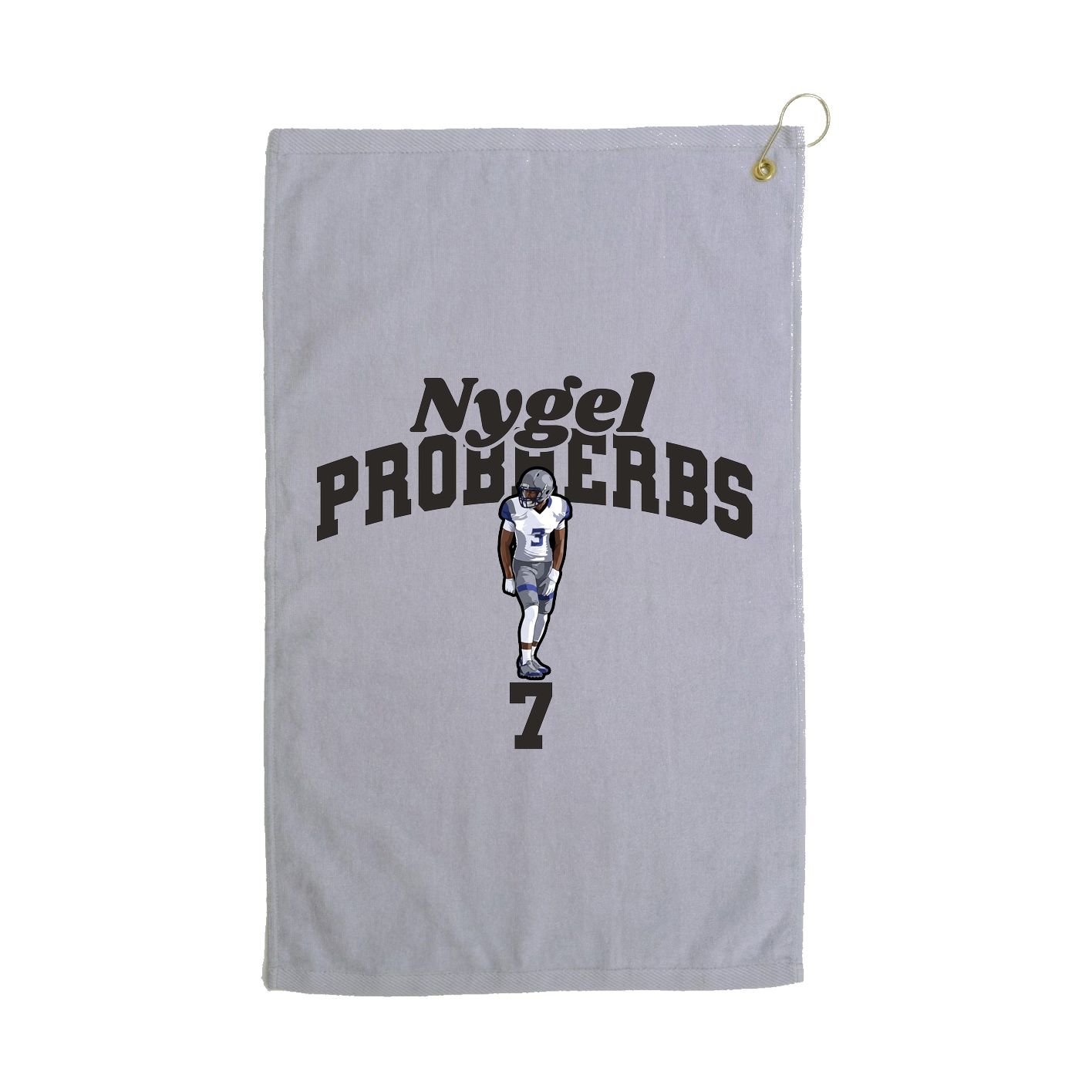 Golf Towel — Signature Arch in Grey