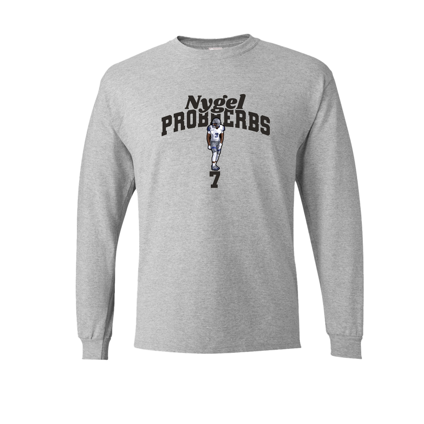 Long Sleeve Tee — Signature Arch in Grey