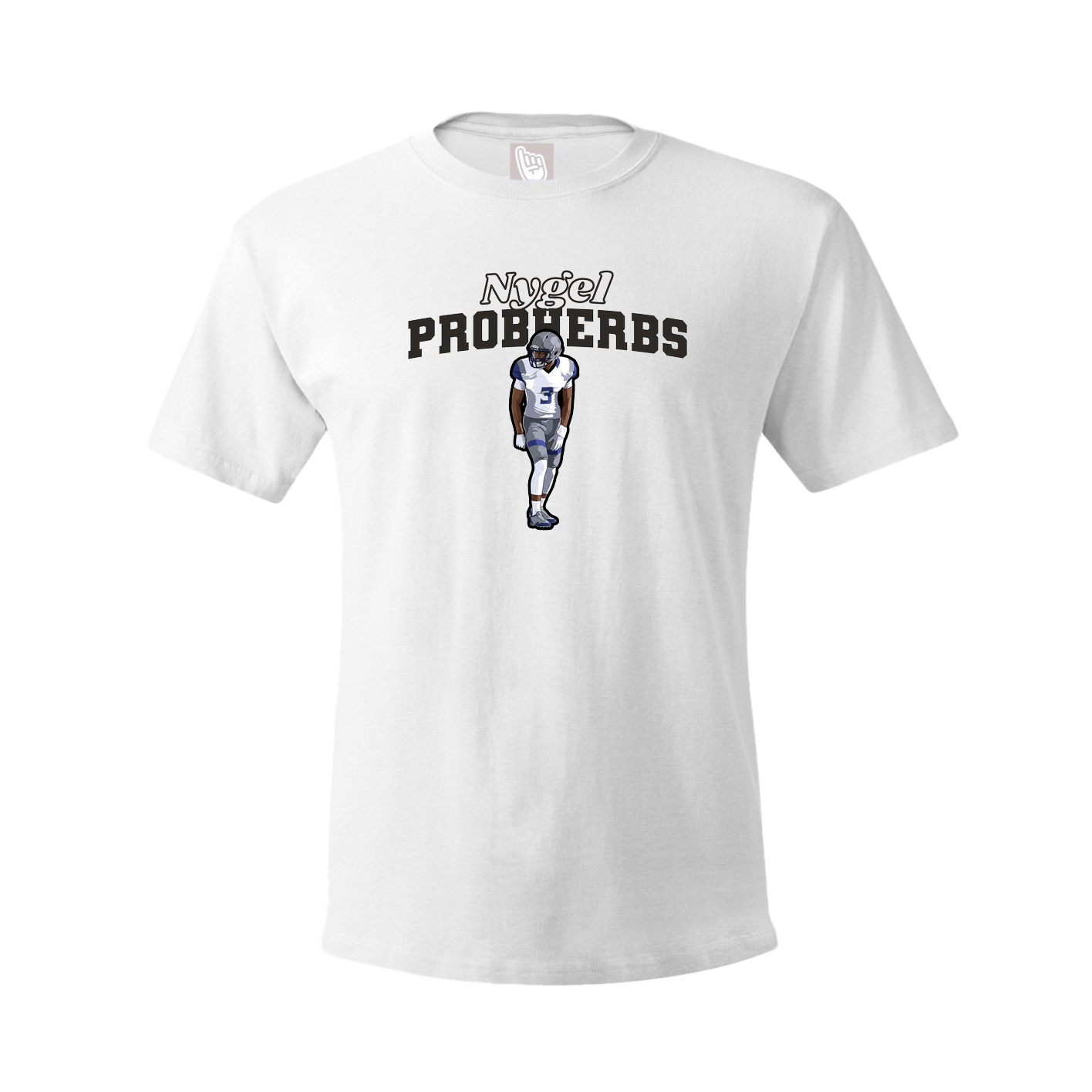 Tee — Name Arch in White