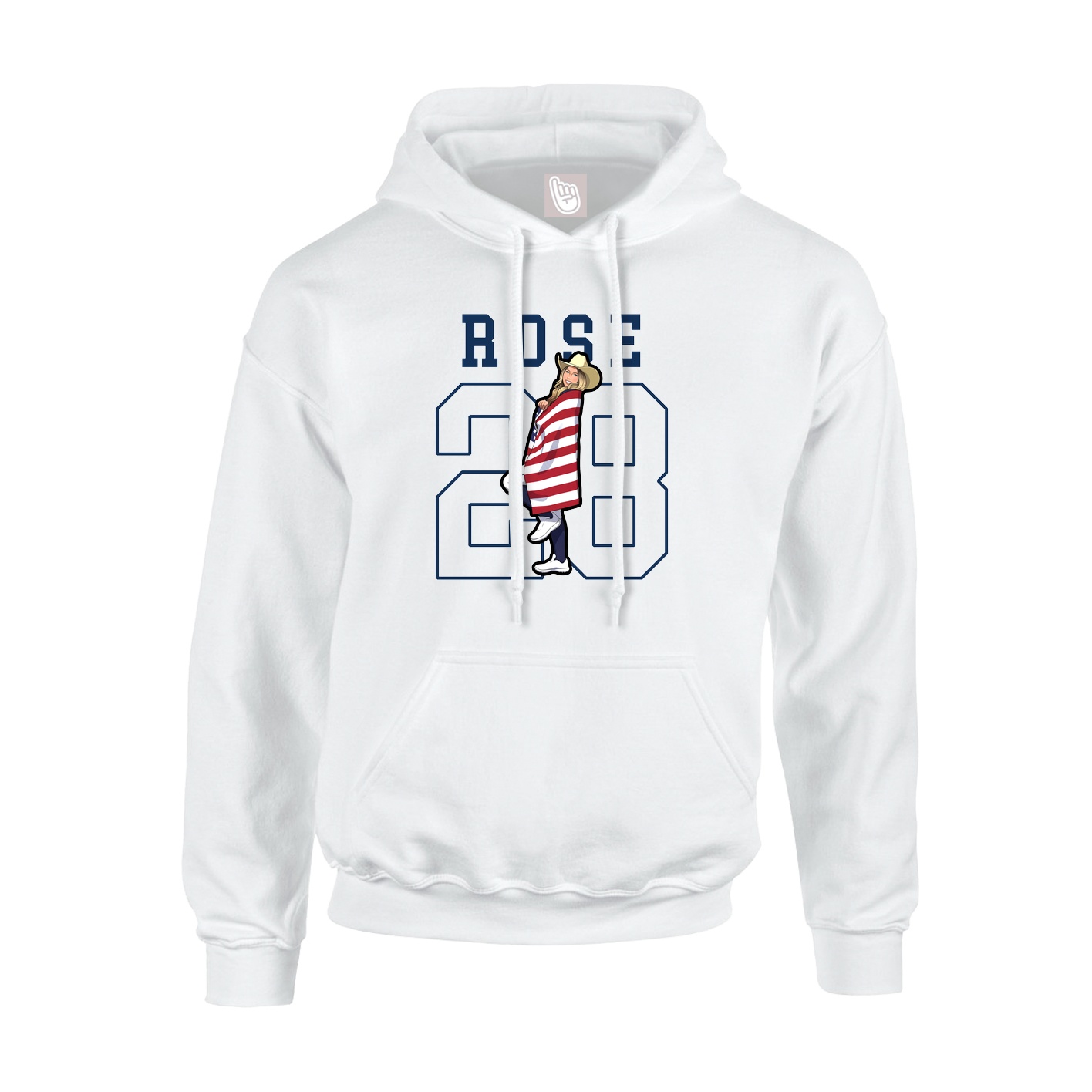 Youth Hoodie — Classic in White
