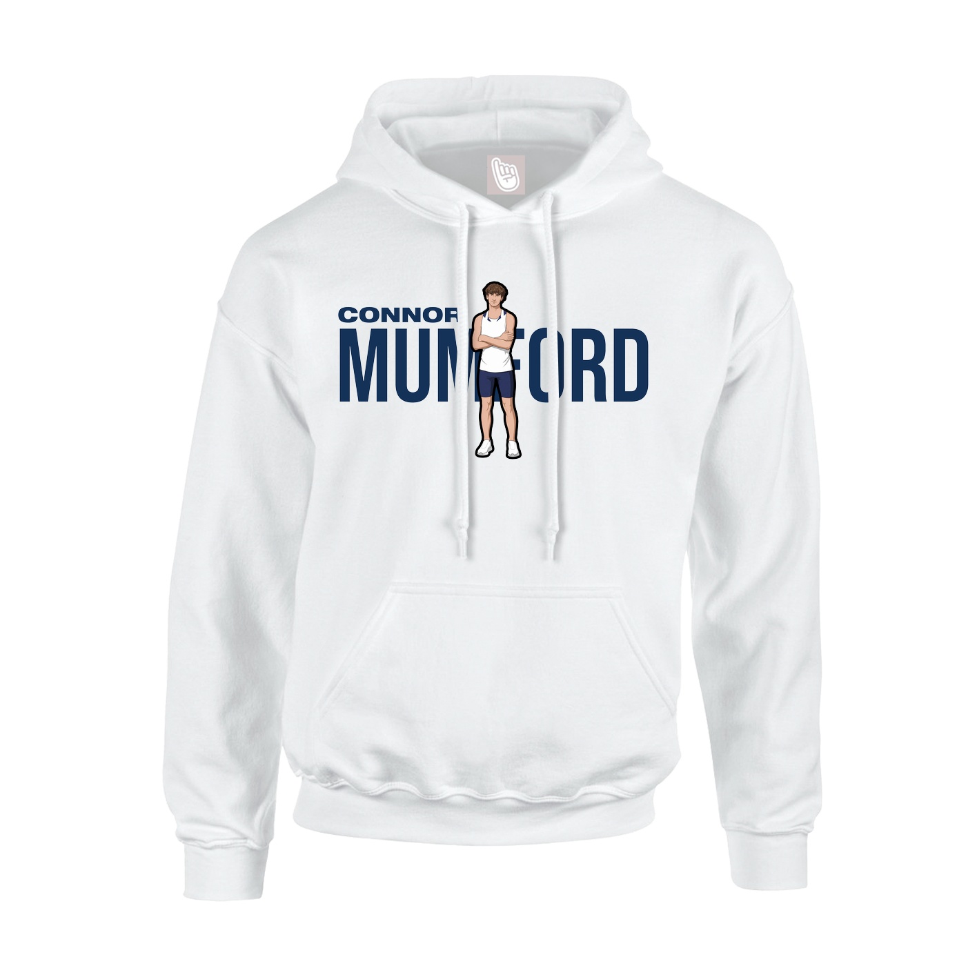 Hoodie — Player Name in White