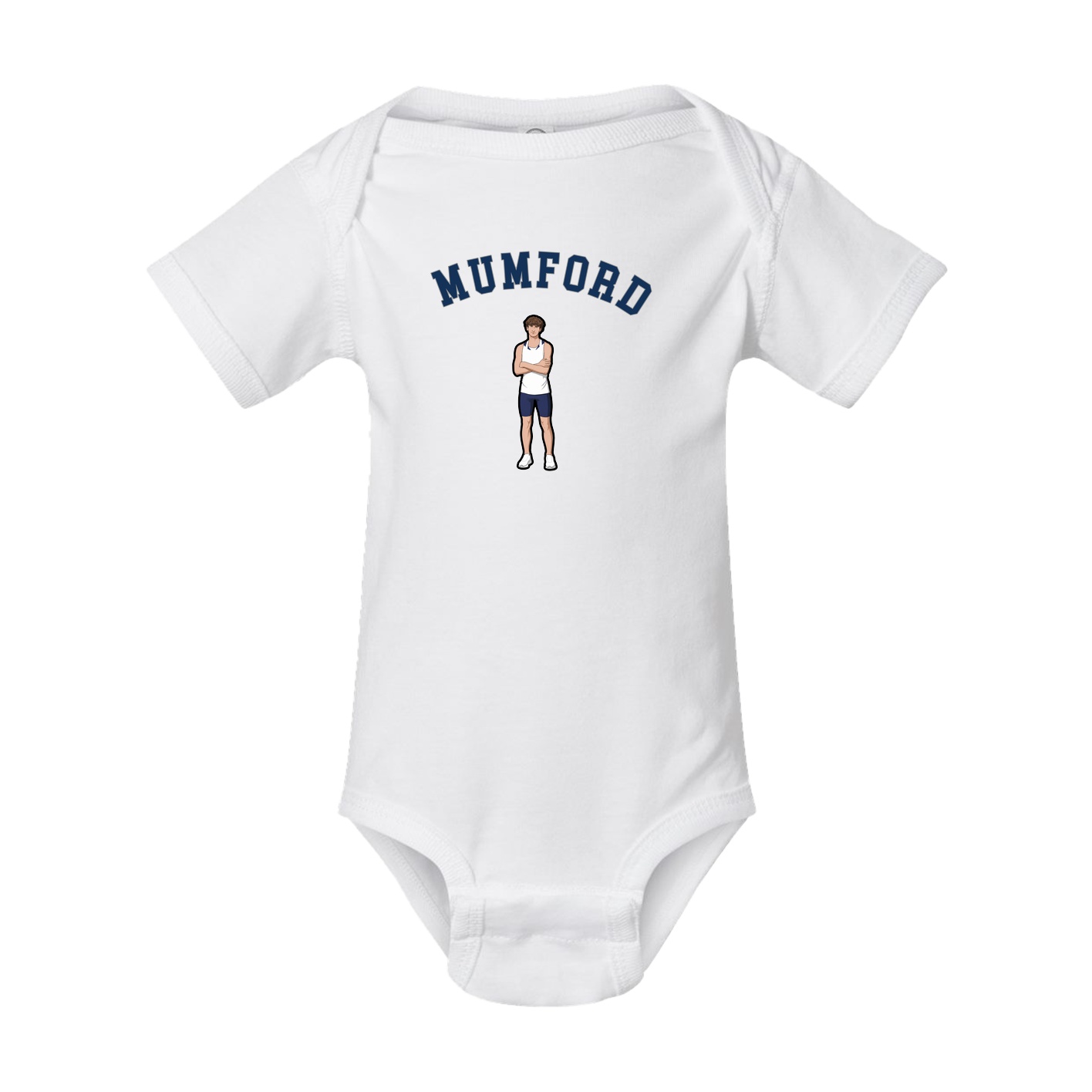 Baby Onesie — Shirsey Arch in White