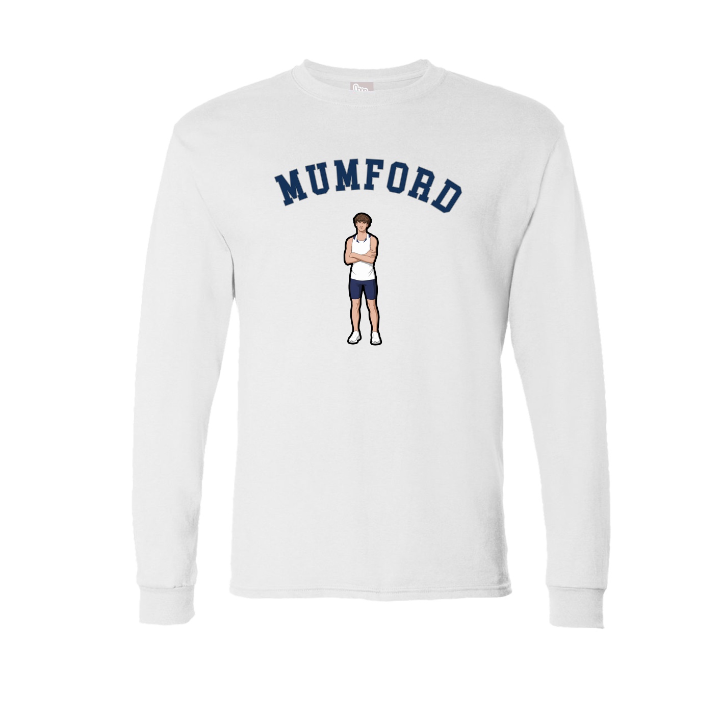 Long Sleeve Tee — Shirsey Arch in White