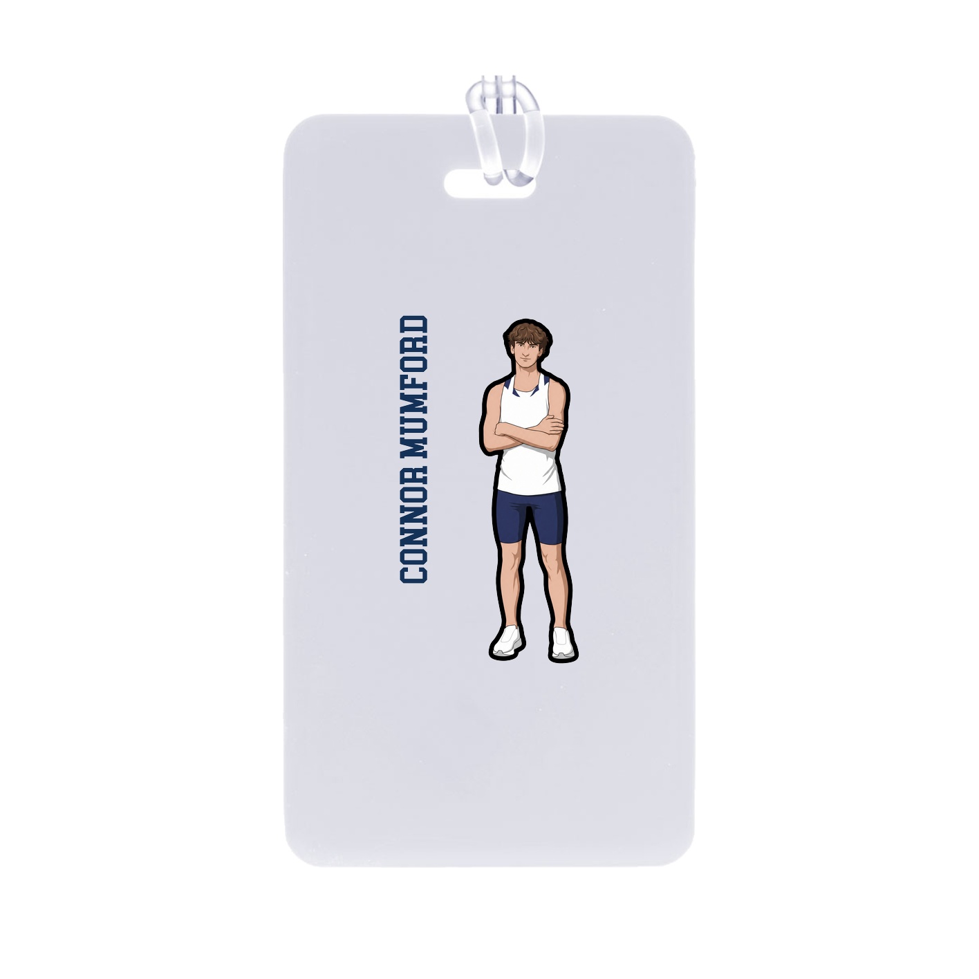 Bag Tag — Name Vertical in Classic
