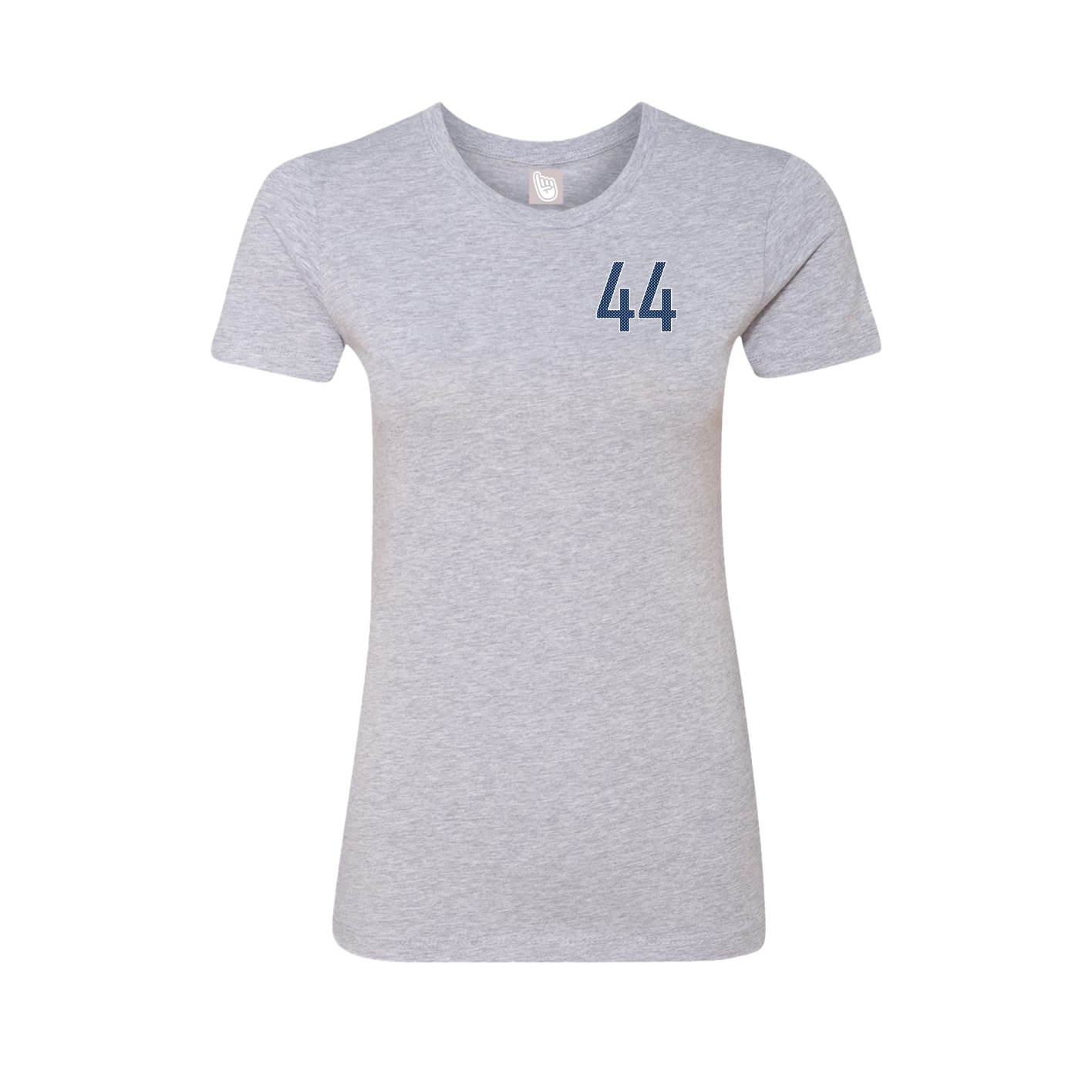 Fitted Women's Tee — Front Shirsy in Grey