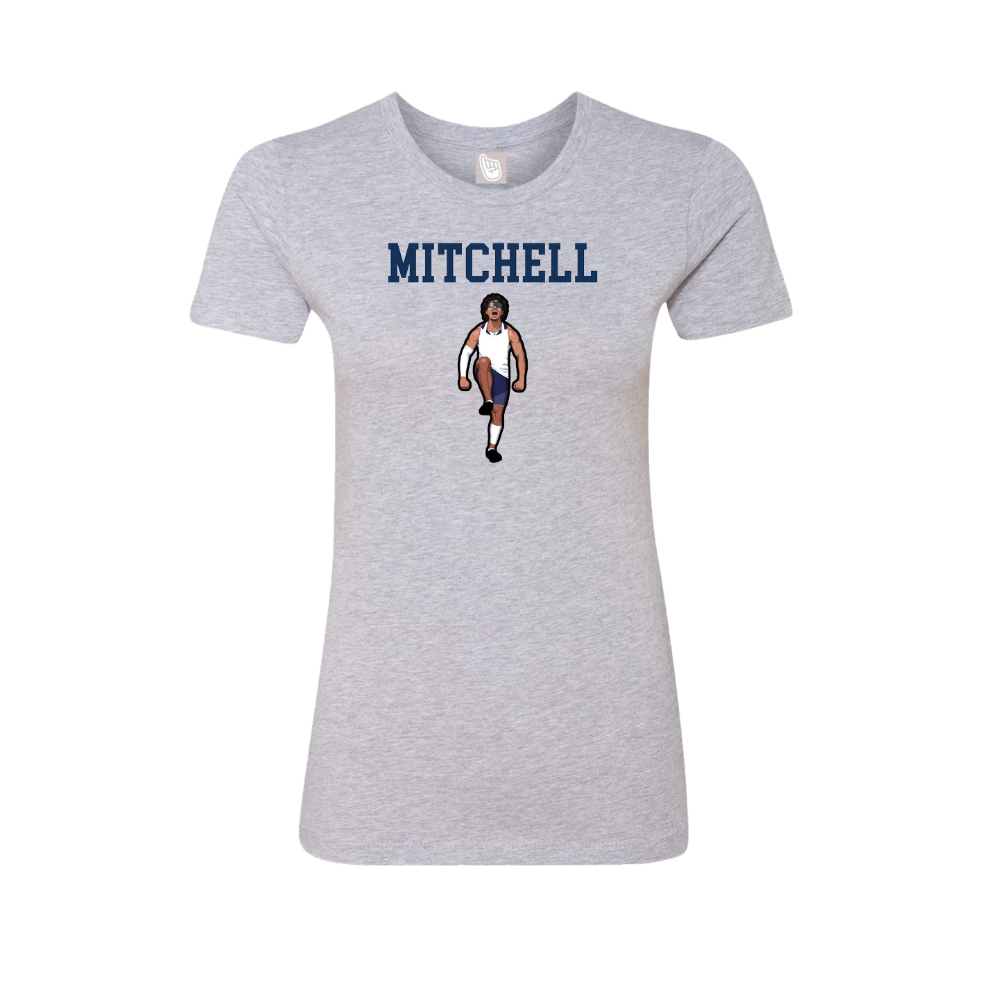 Fitted Women's Tee — Shirsey in Grey