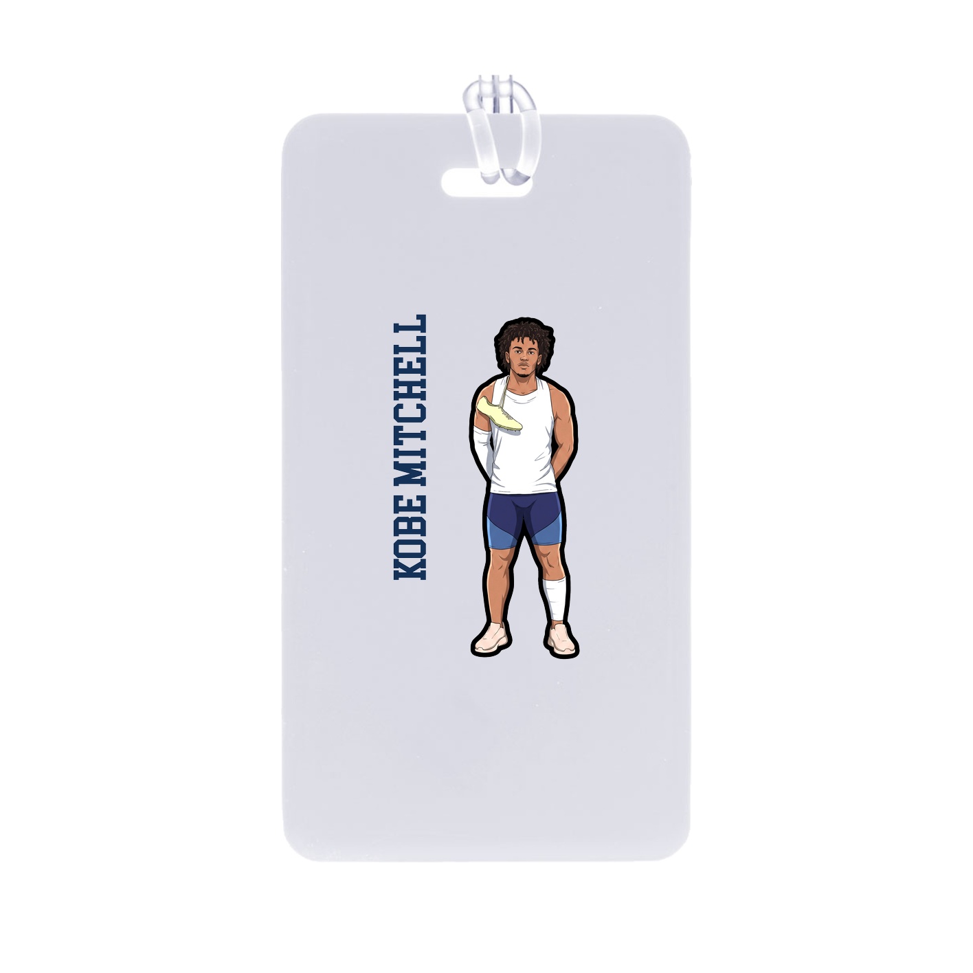 Bag Tag — Name Vertical in Classic