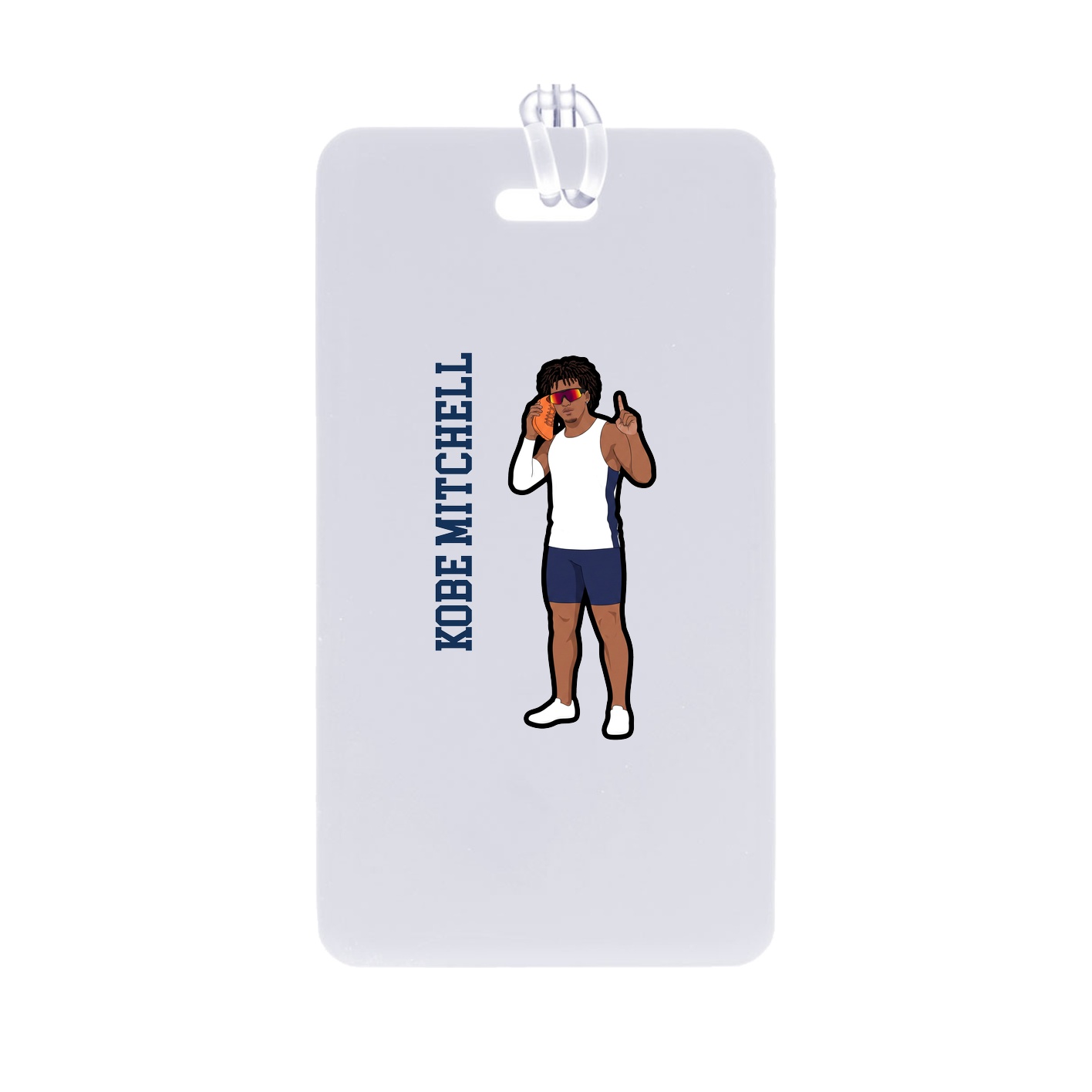 Bag Tag — Name Vertical in Classic