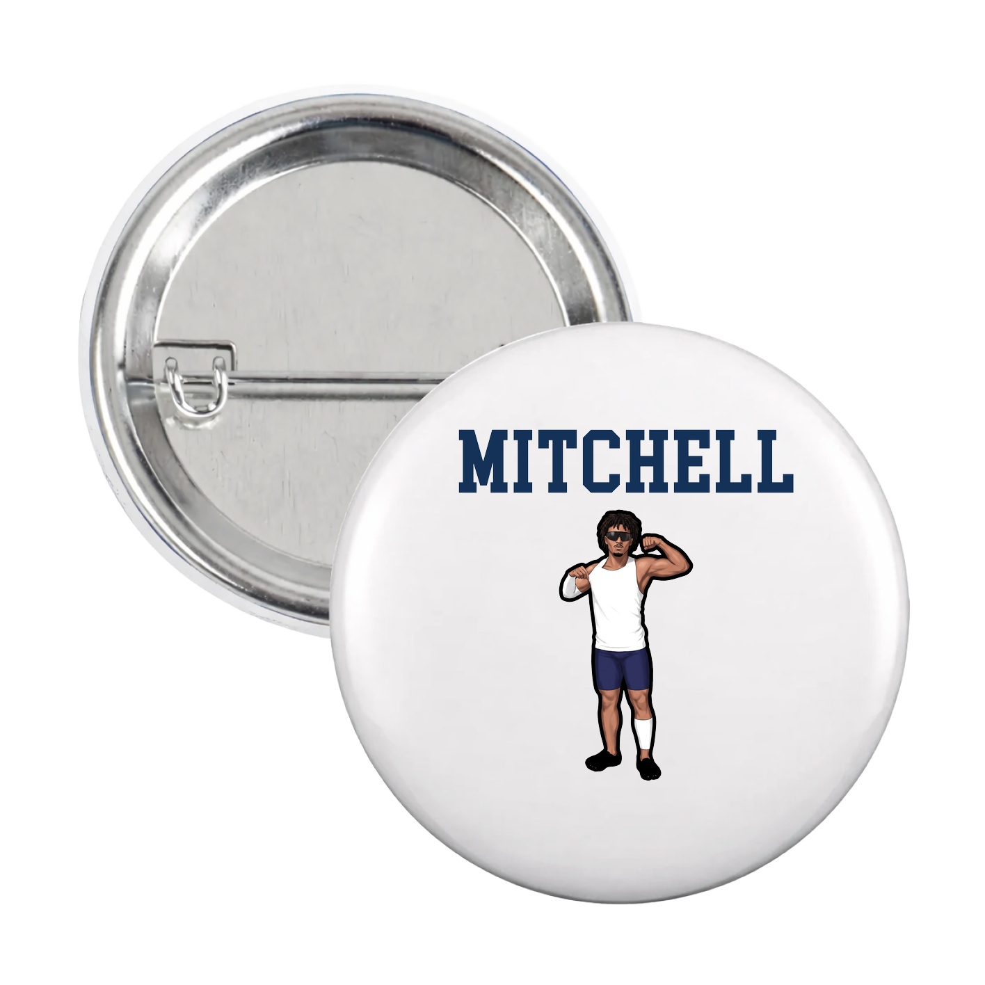 Game Day Button — Shirsey in White