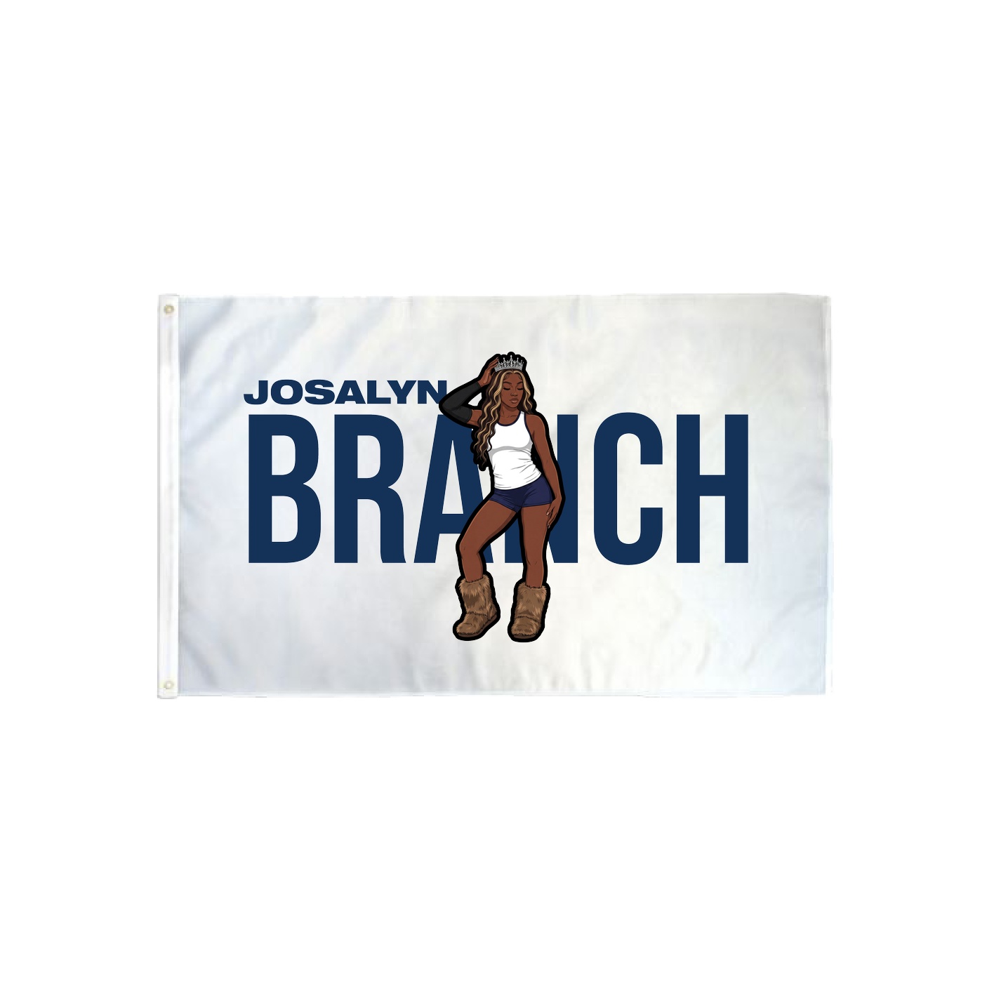 3x5 Flag — Player Name in Classic