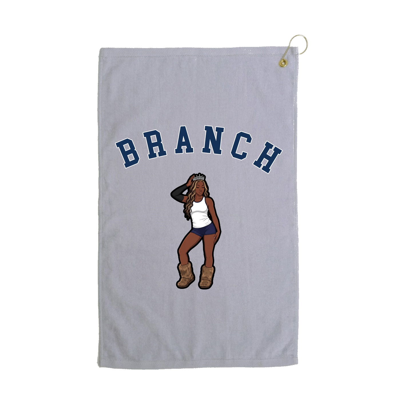 Golf Towel — Shirsey Arch in Grey
