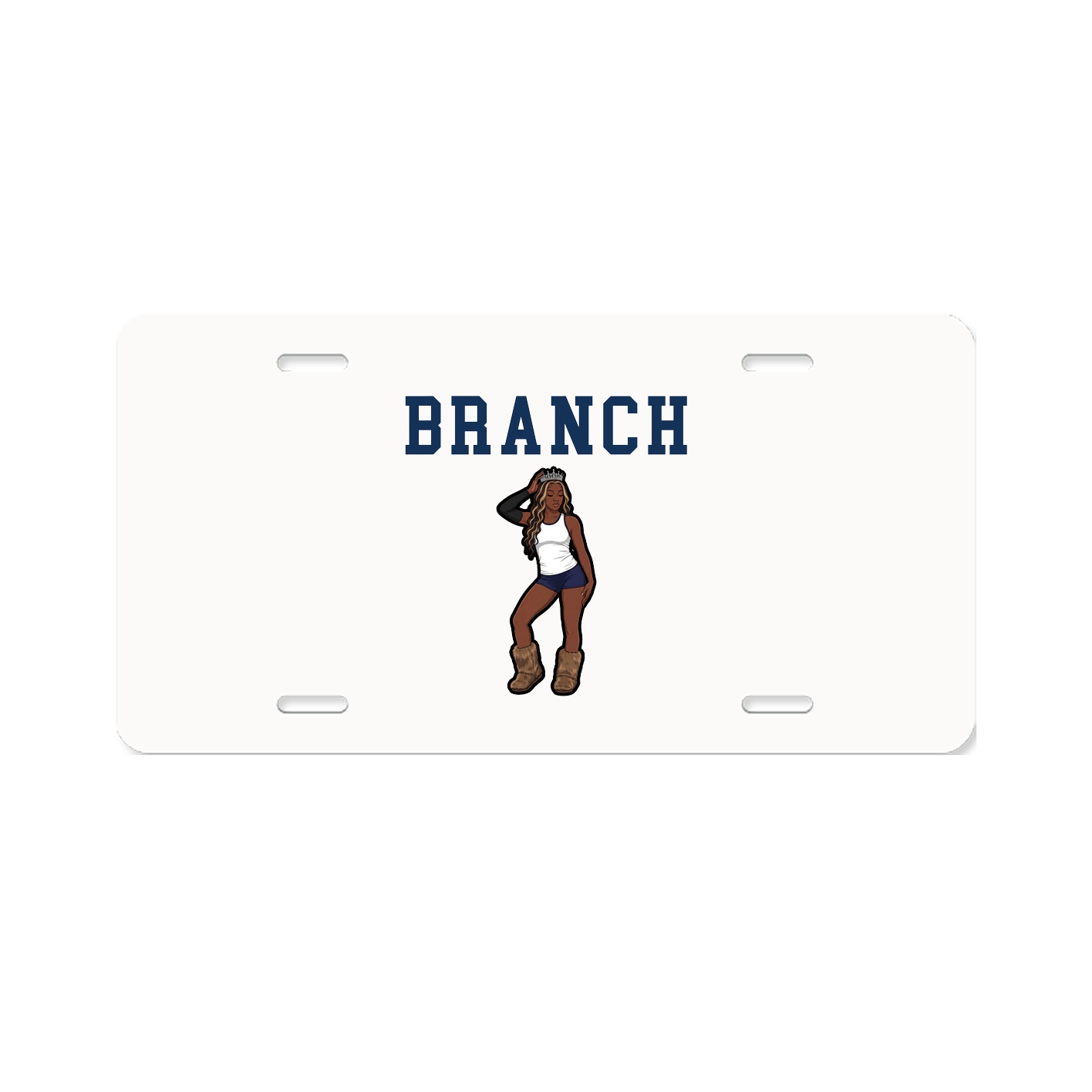 License Plate — Shirsey in Classic