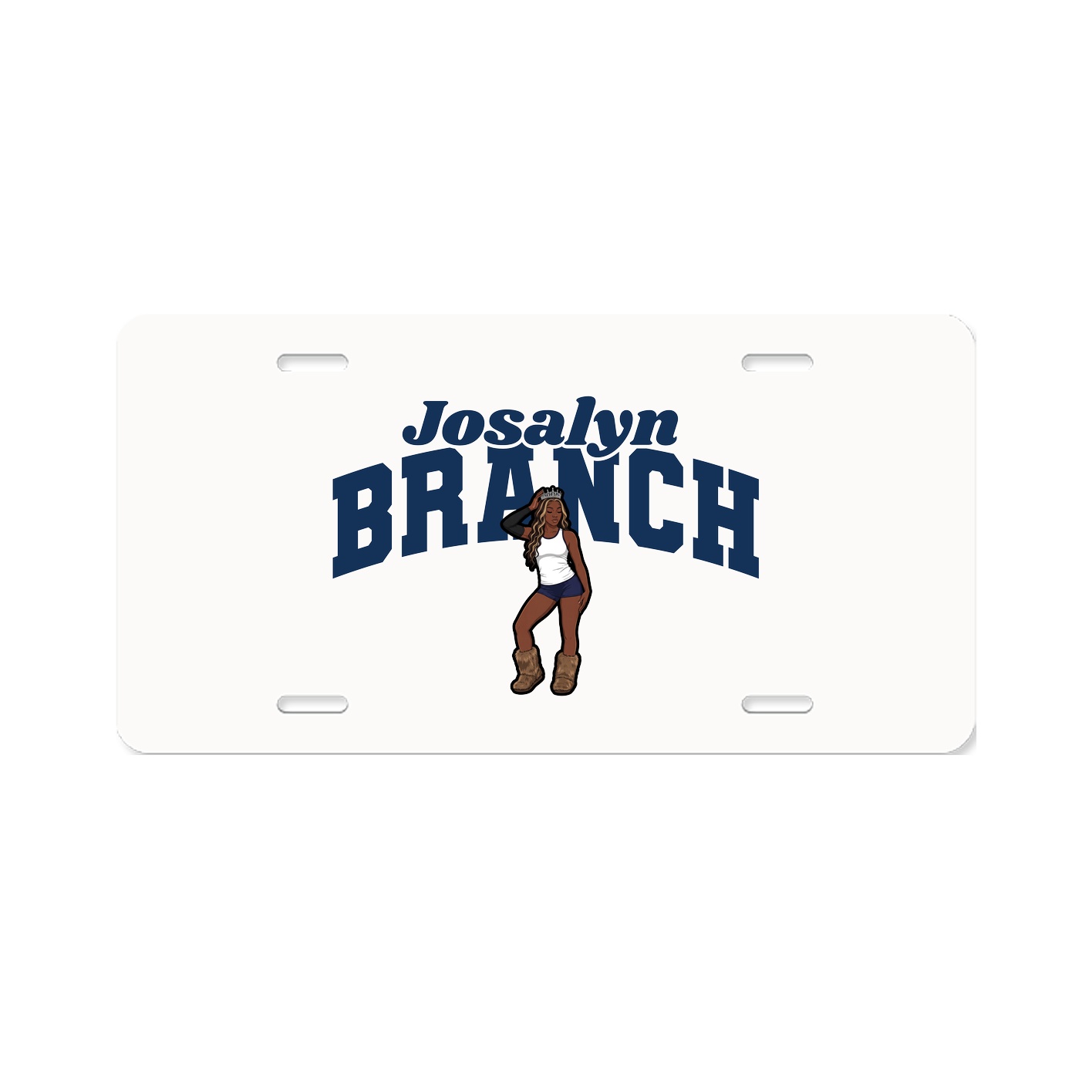 License Plate — Signature Arch in Classic