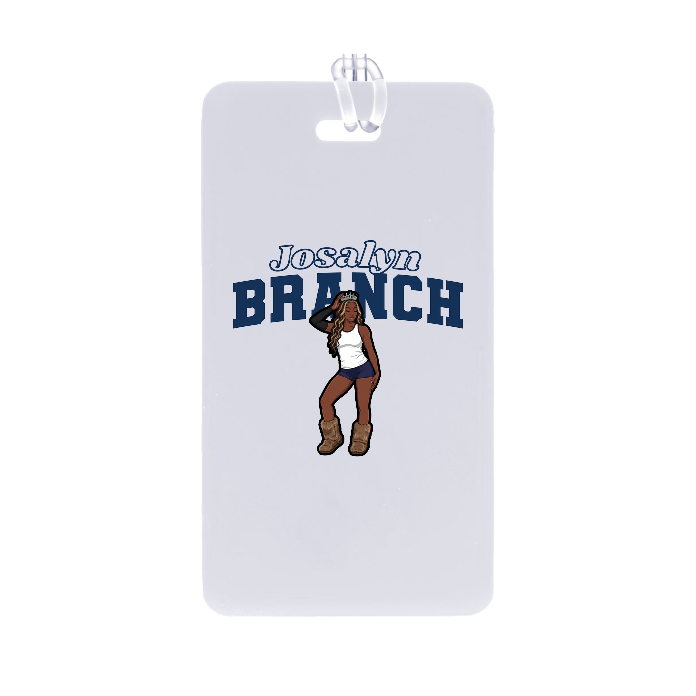 Bag Tag — Name Arch in Classic