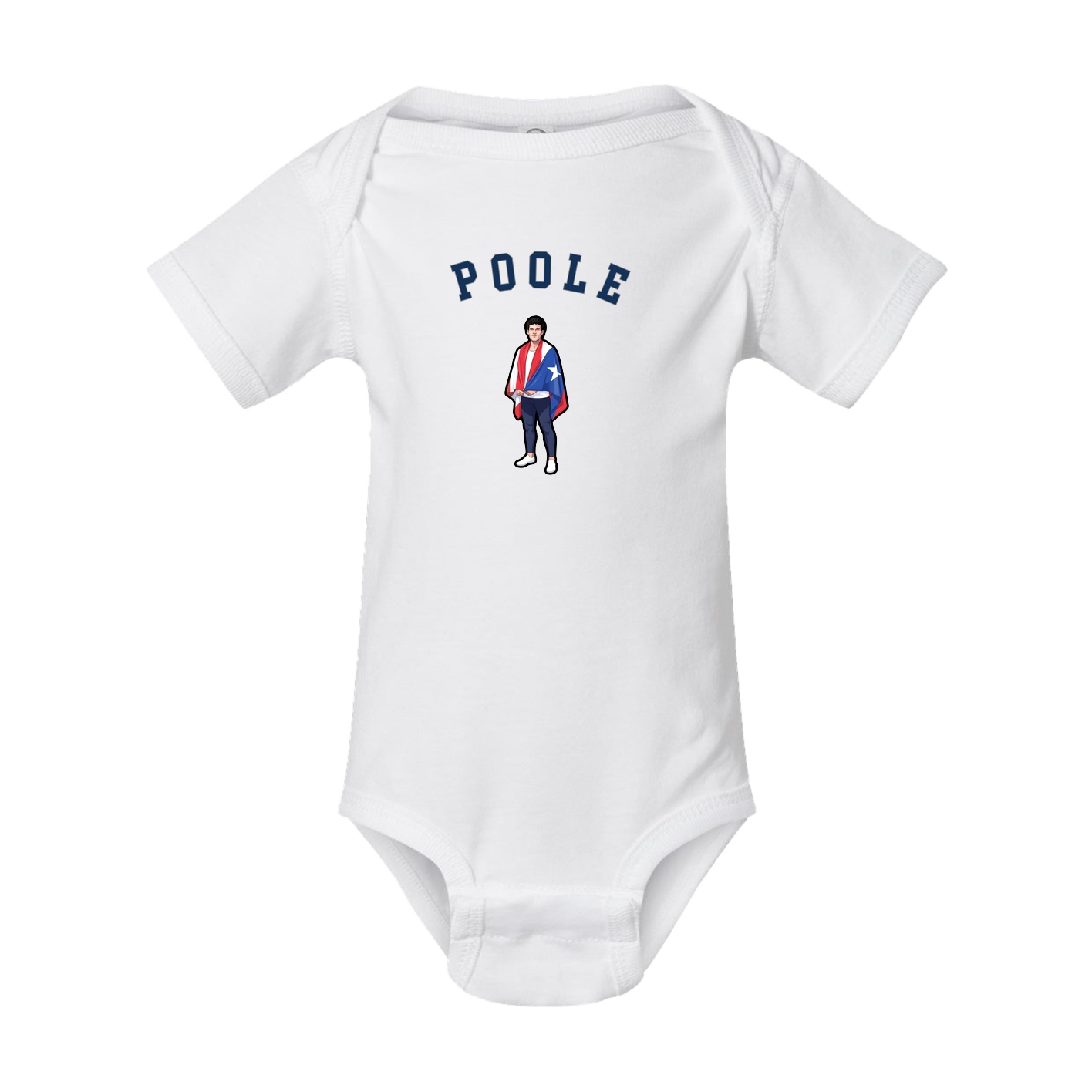Baby Onesie — Shirsey Arch in White