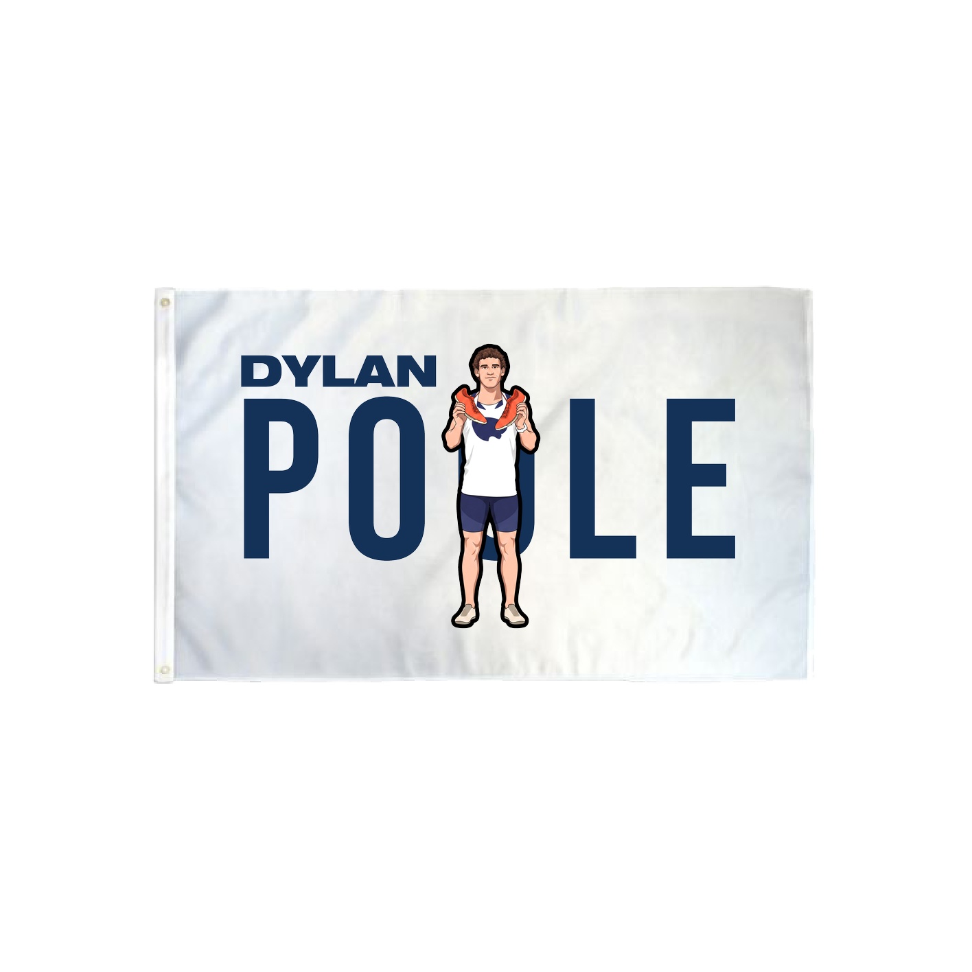 3x5 Flag — Player Name in Classic