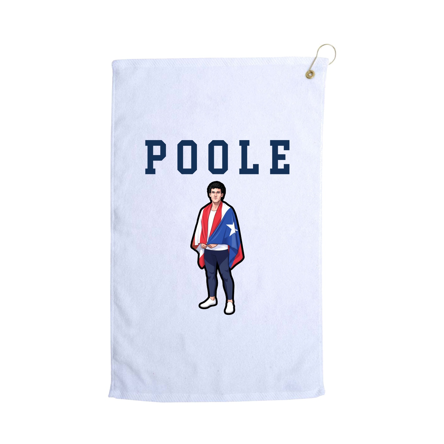 Golf Towel — Shirsey in White