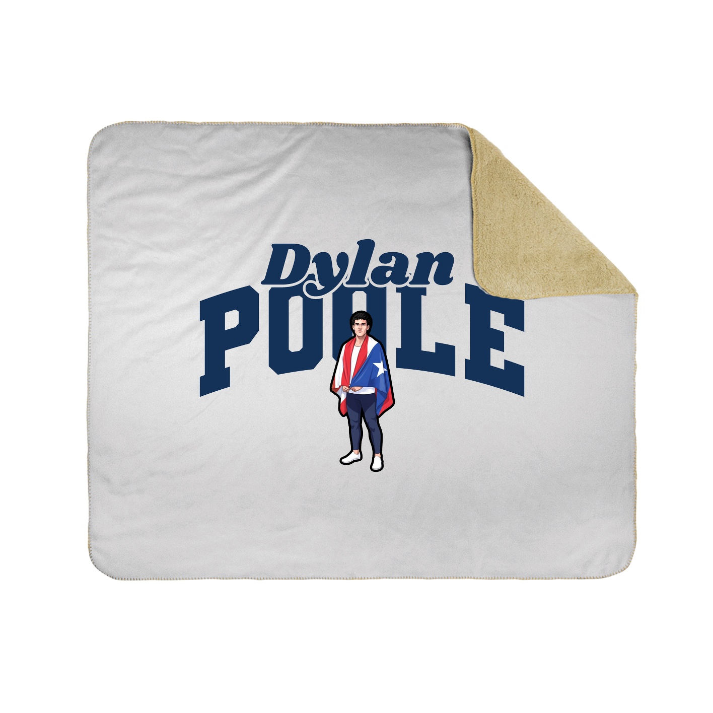 Throw Blanket — Signature Arch in White