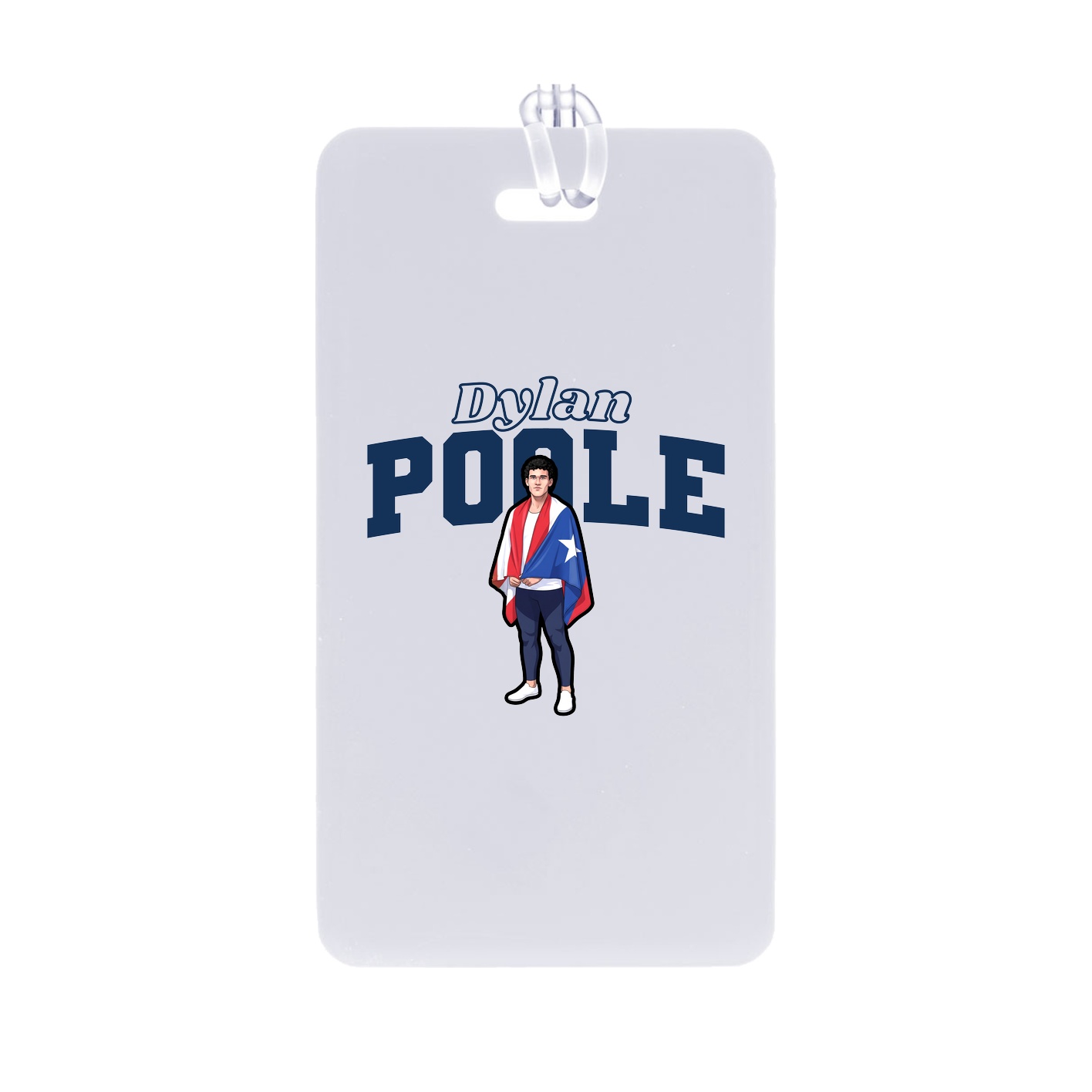 Bag Tag — Name Arch in Classic