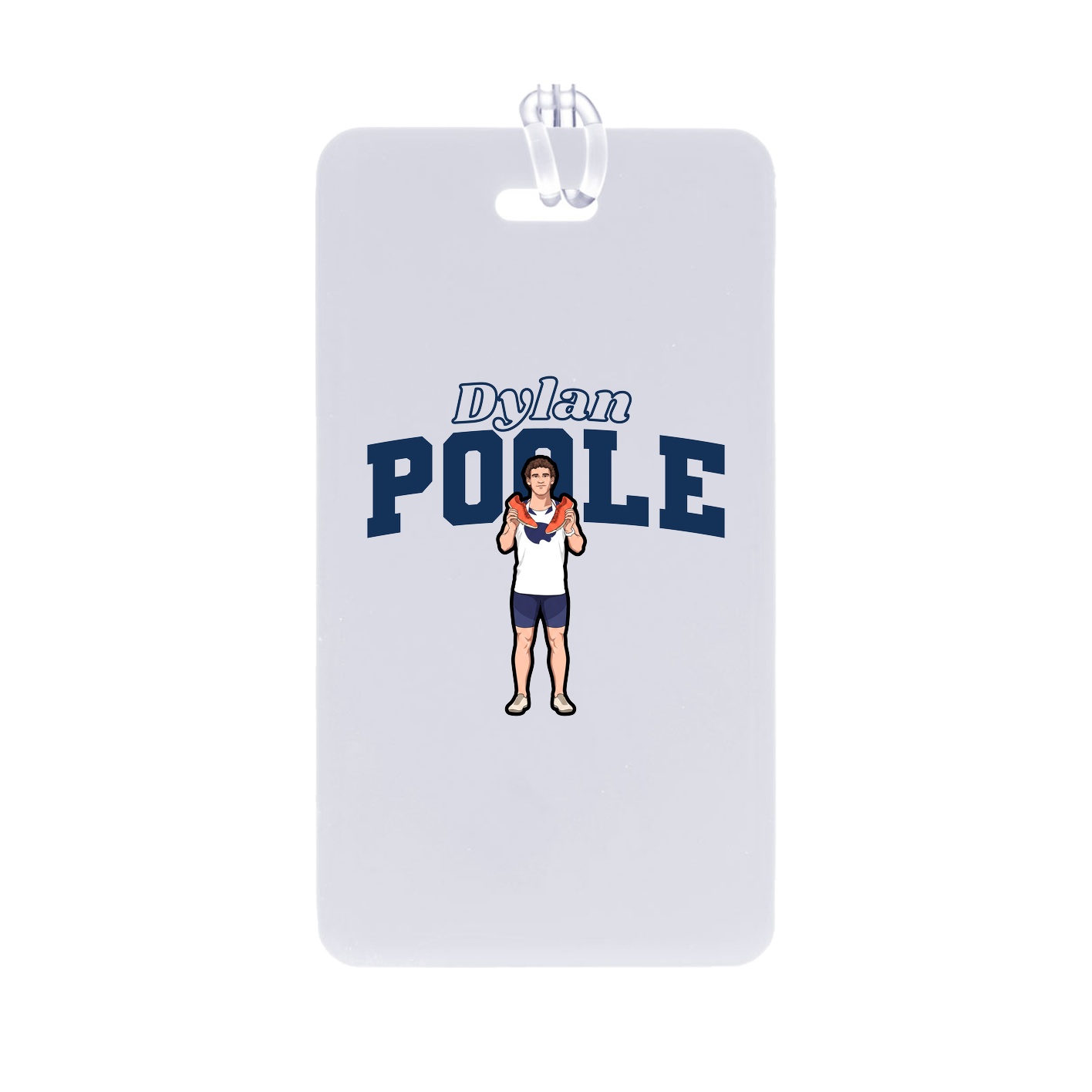 Bag Tag — Name Arch in Classic