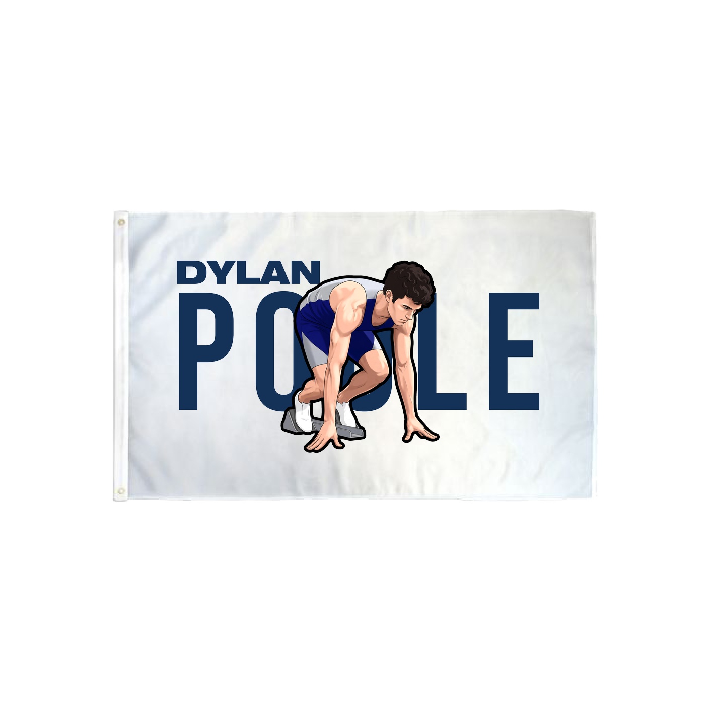 3x5 Flag — Player Name in Classic