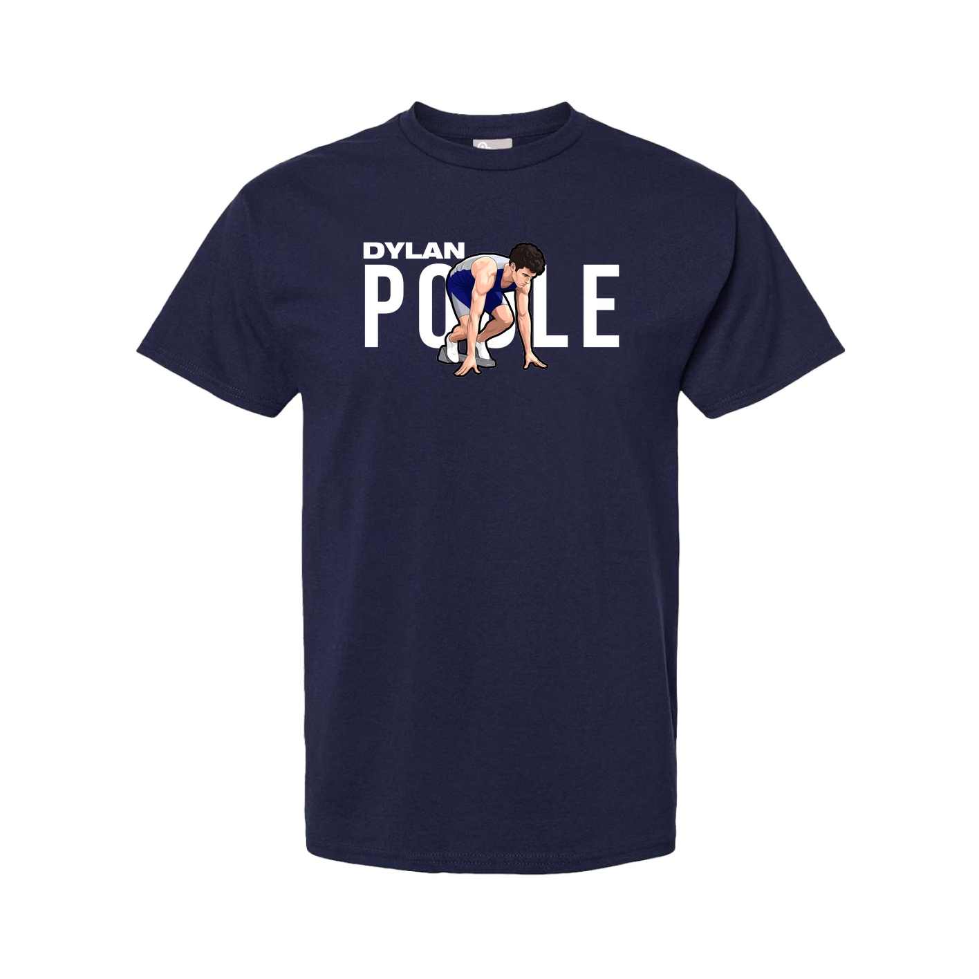 Tee — Player Name in Navy