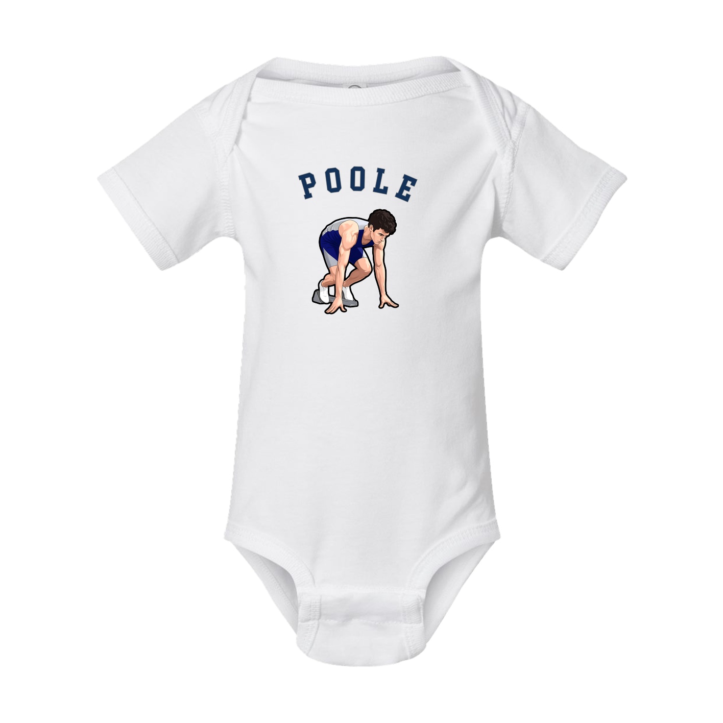 Baby Onesie — Shirsey Arch in White