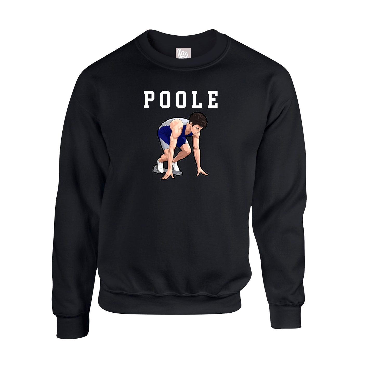 Fleece Crew — Shirsey in Black