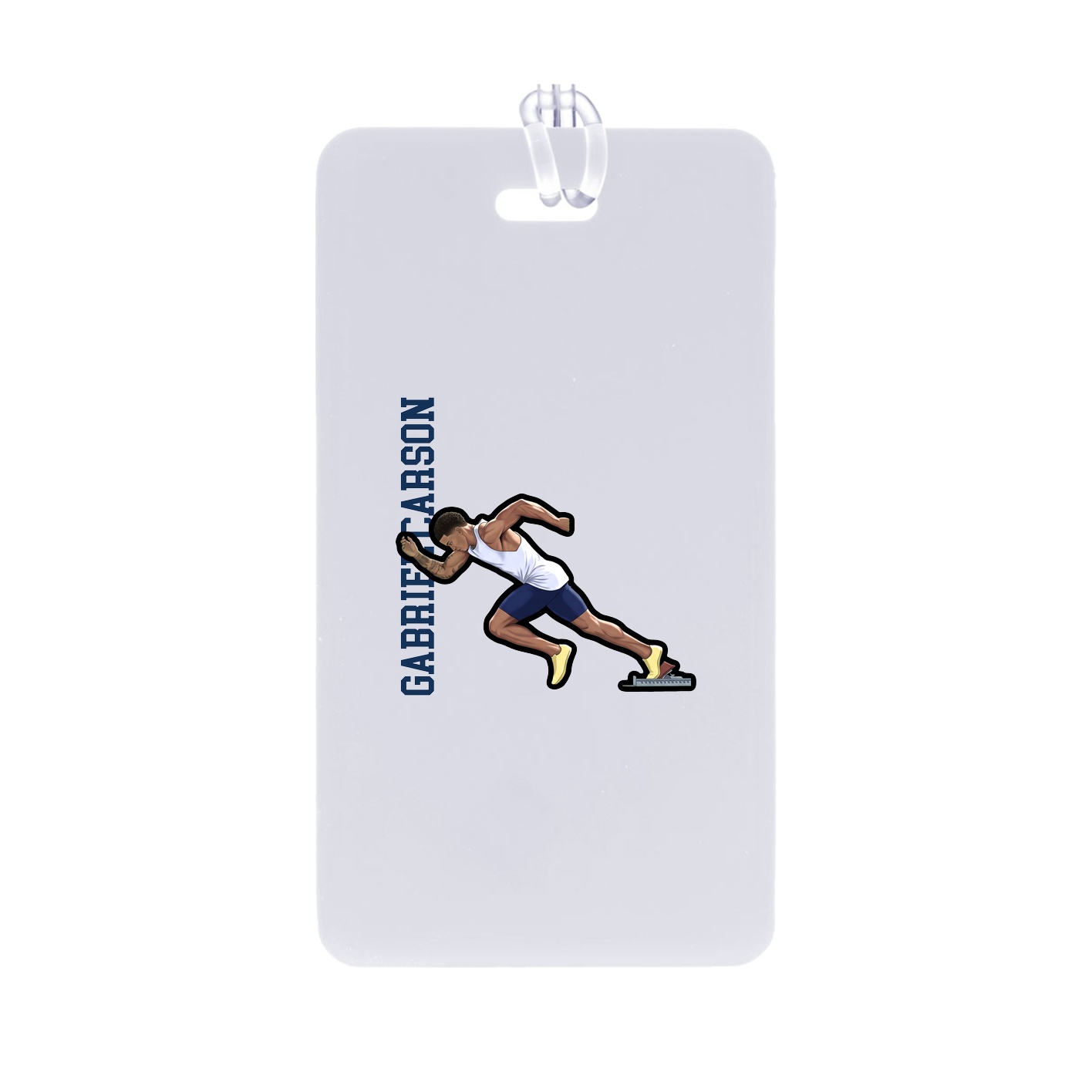 Bag Tag — Name Vertical in Classic