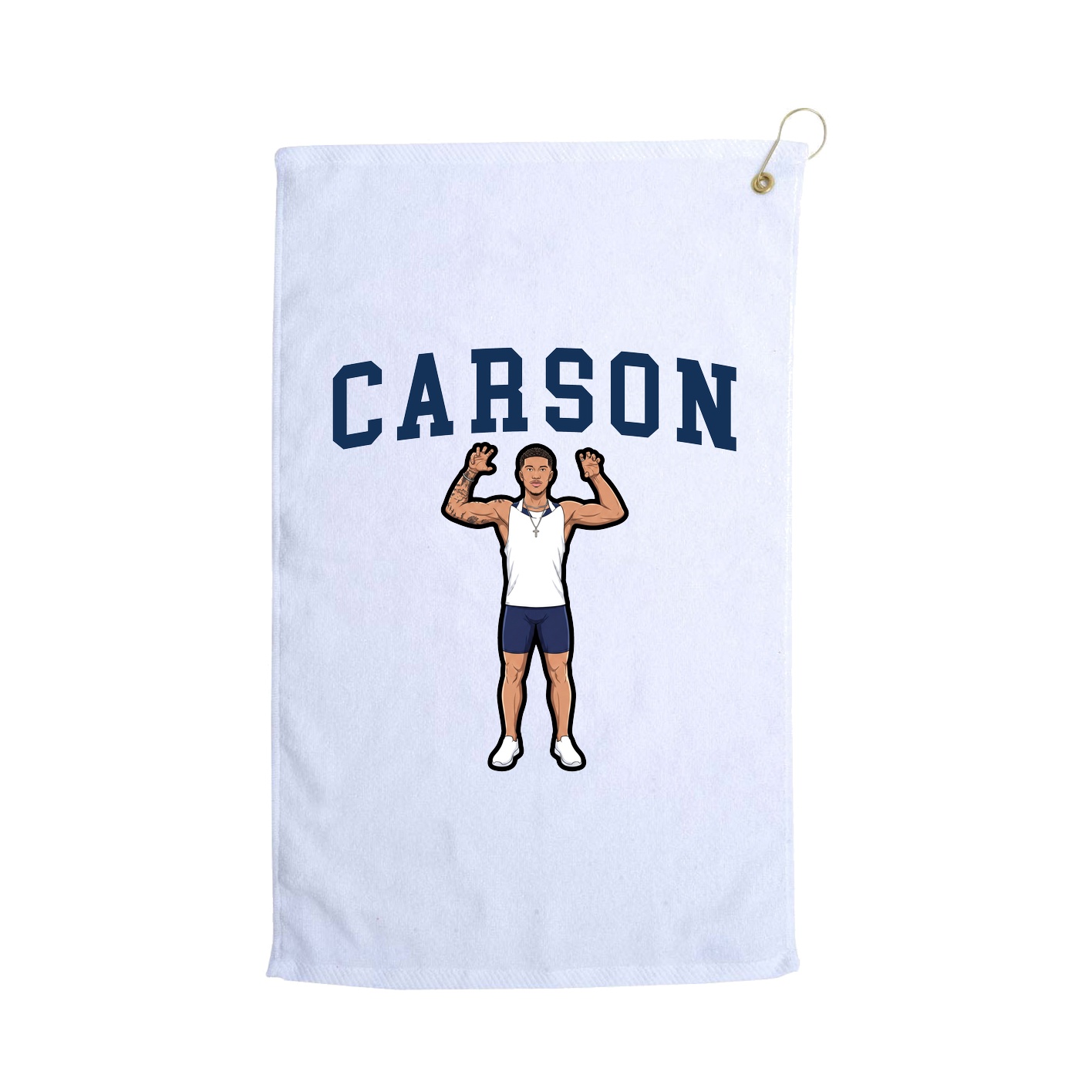 Golf Towel — Shirsey in White
