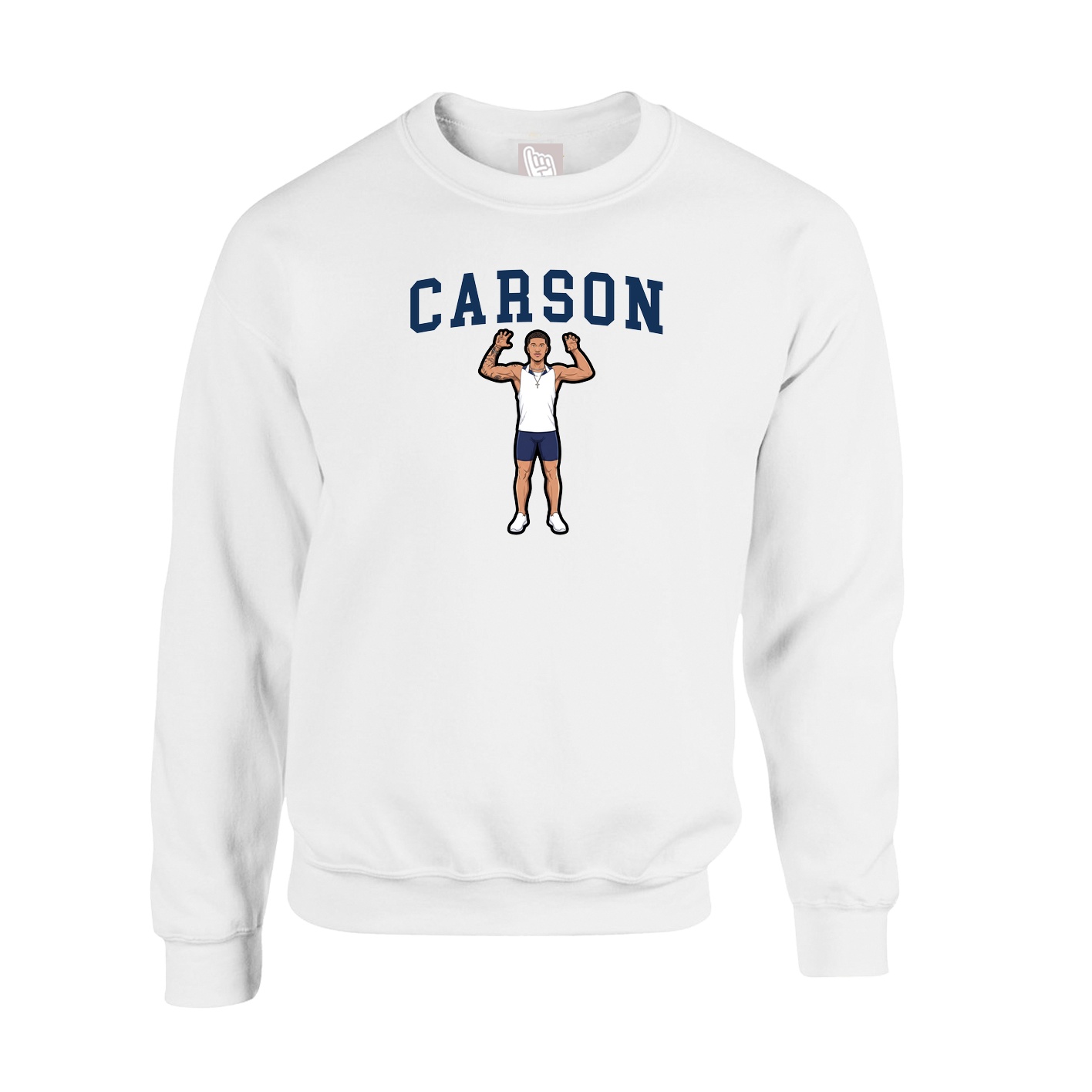 Fleece Crew — Shirsey in White
