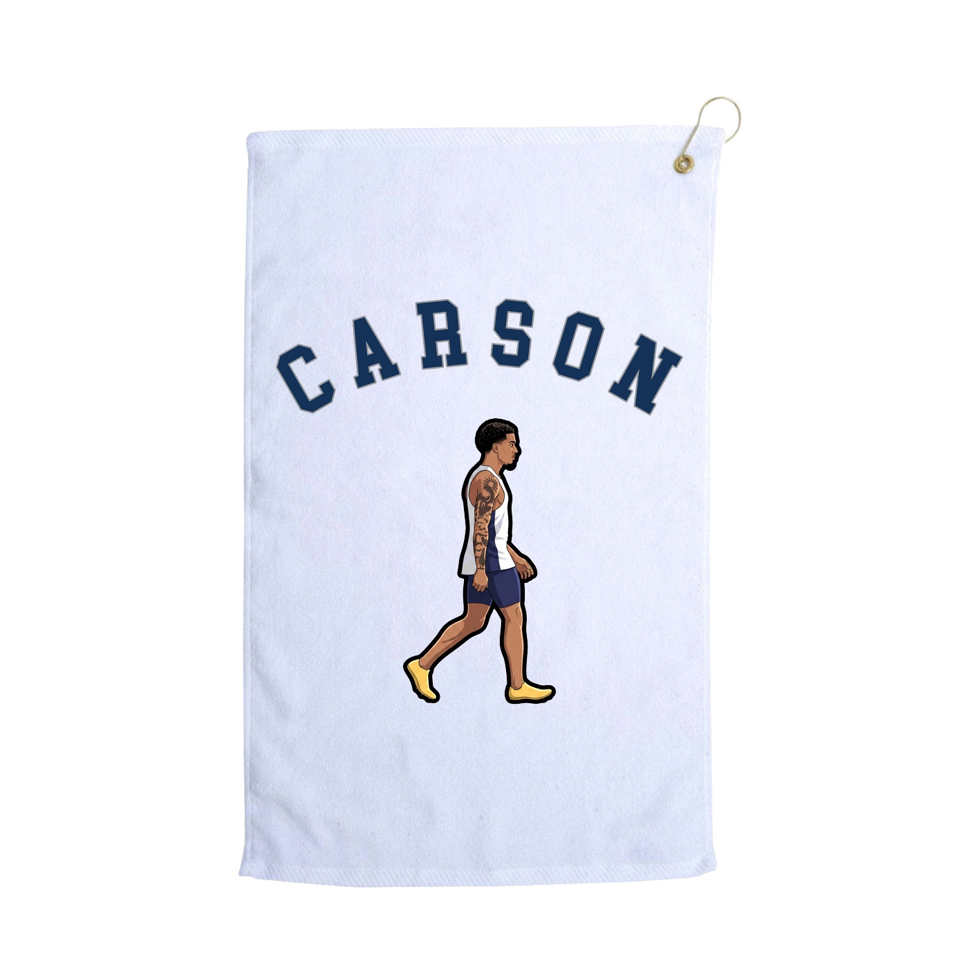 Golf Towel — Shirsey Arch in White