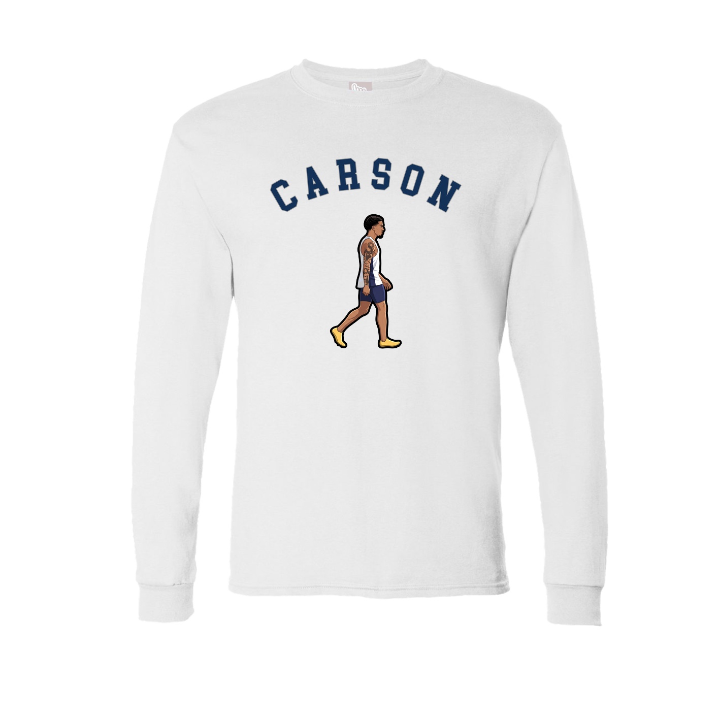 Long Sleeve Tee — Shirsey Arch in White