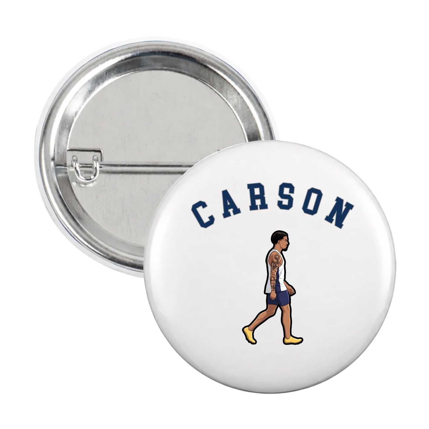 Game Day Button — Shirsey Arch in White
