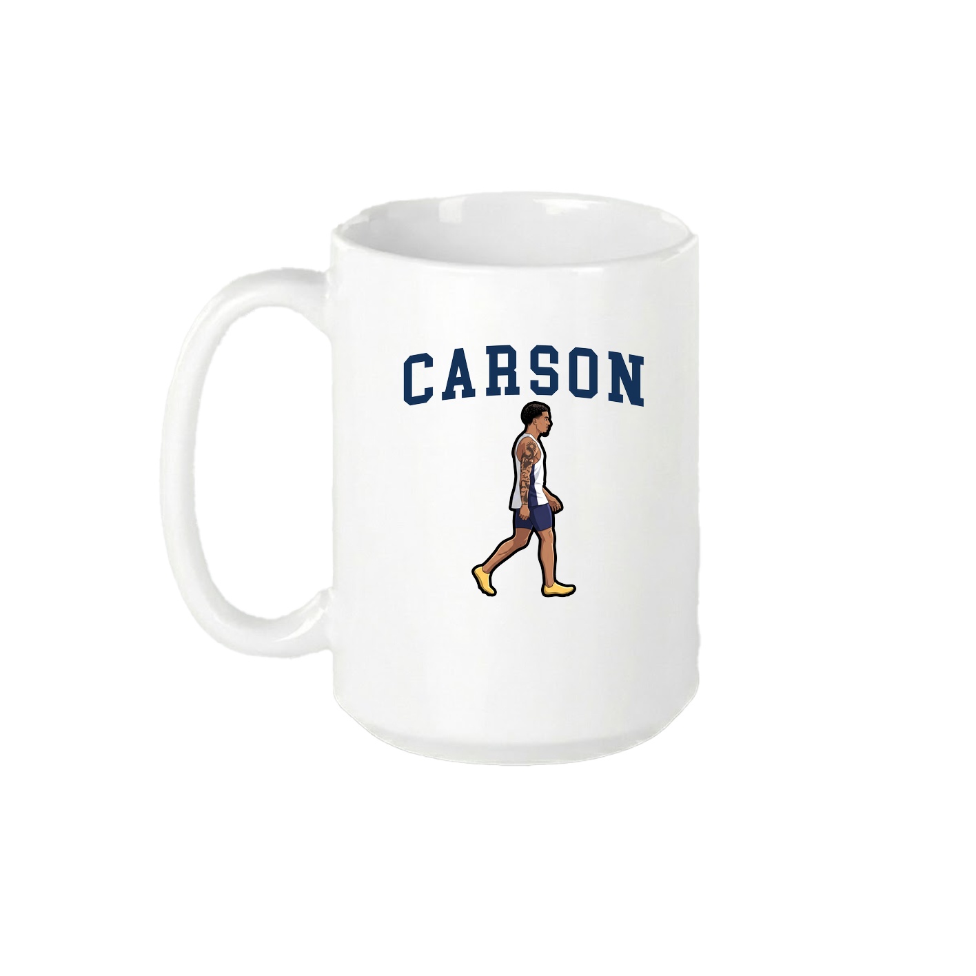 15oz Coffee Mug — Shirsey in White