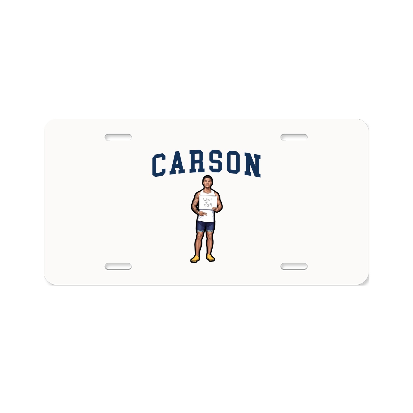 License Plate — Shirsey in Classic